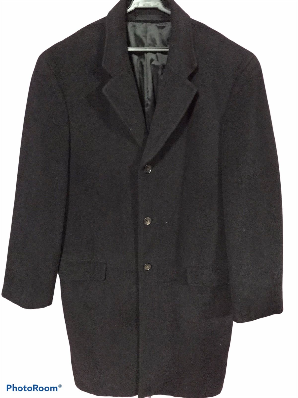 Japanese Brand JUN MEN BLACK SIZE M LONG COAT WOOL JAPAN Size US M / EU 48-50 / 2 - 4 Thumbnail