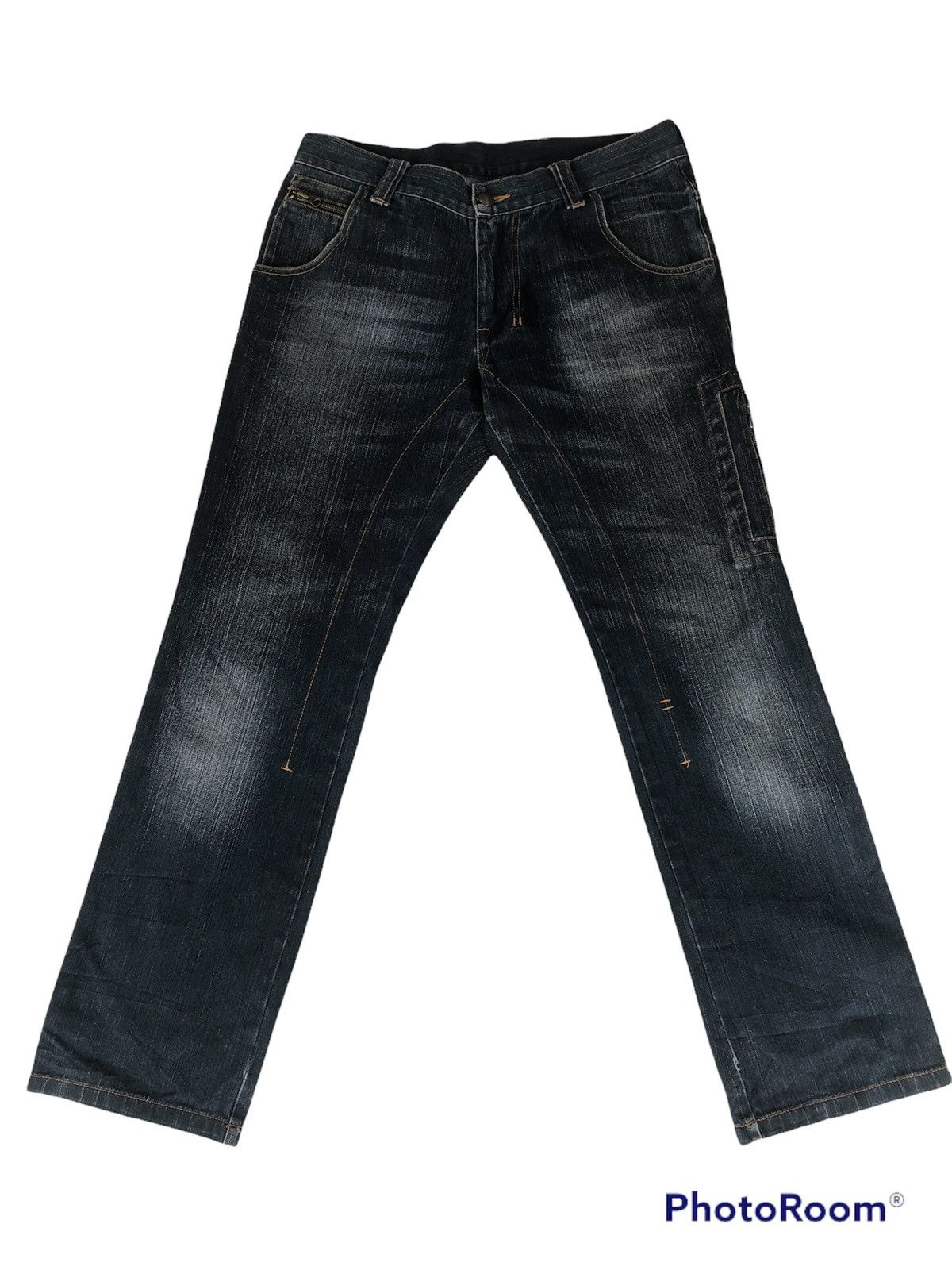 291295=Homme 291295=HOMME Distressed Denim Size US 31 - 1 Thumbnail
