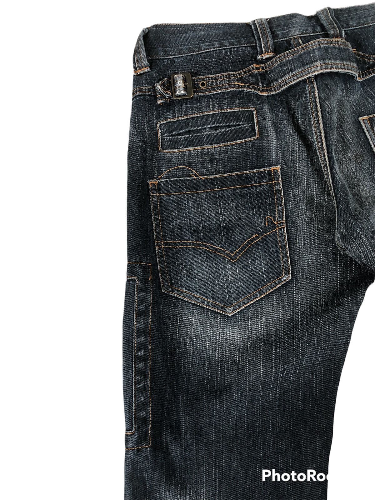 291295=Homme 291295=HOMME Distressed Denim Size US 31 - 10 Thumbnail