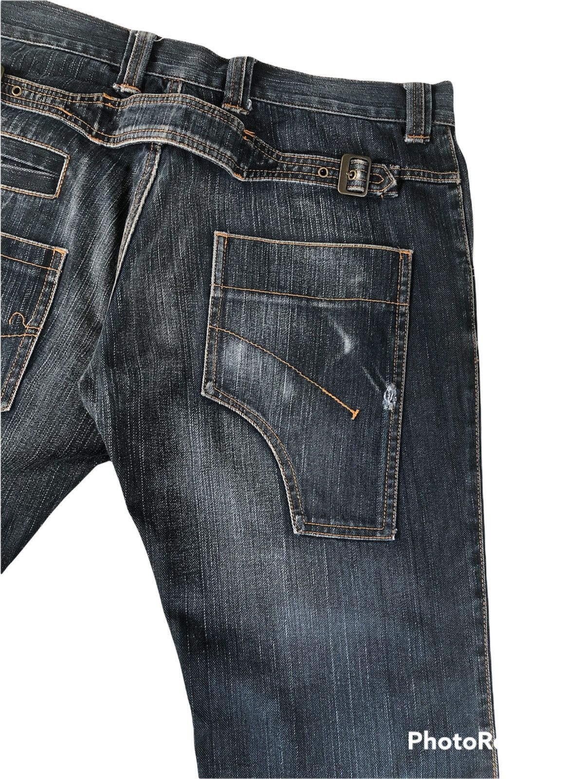 291295=Homme 291295=HOMME Distressed Denim Size US 31 - 11 Thumbnail