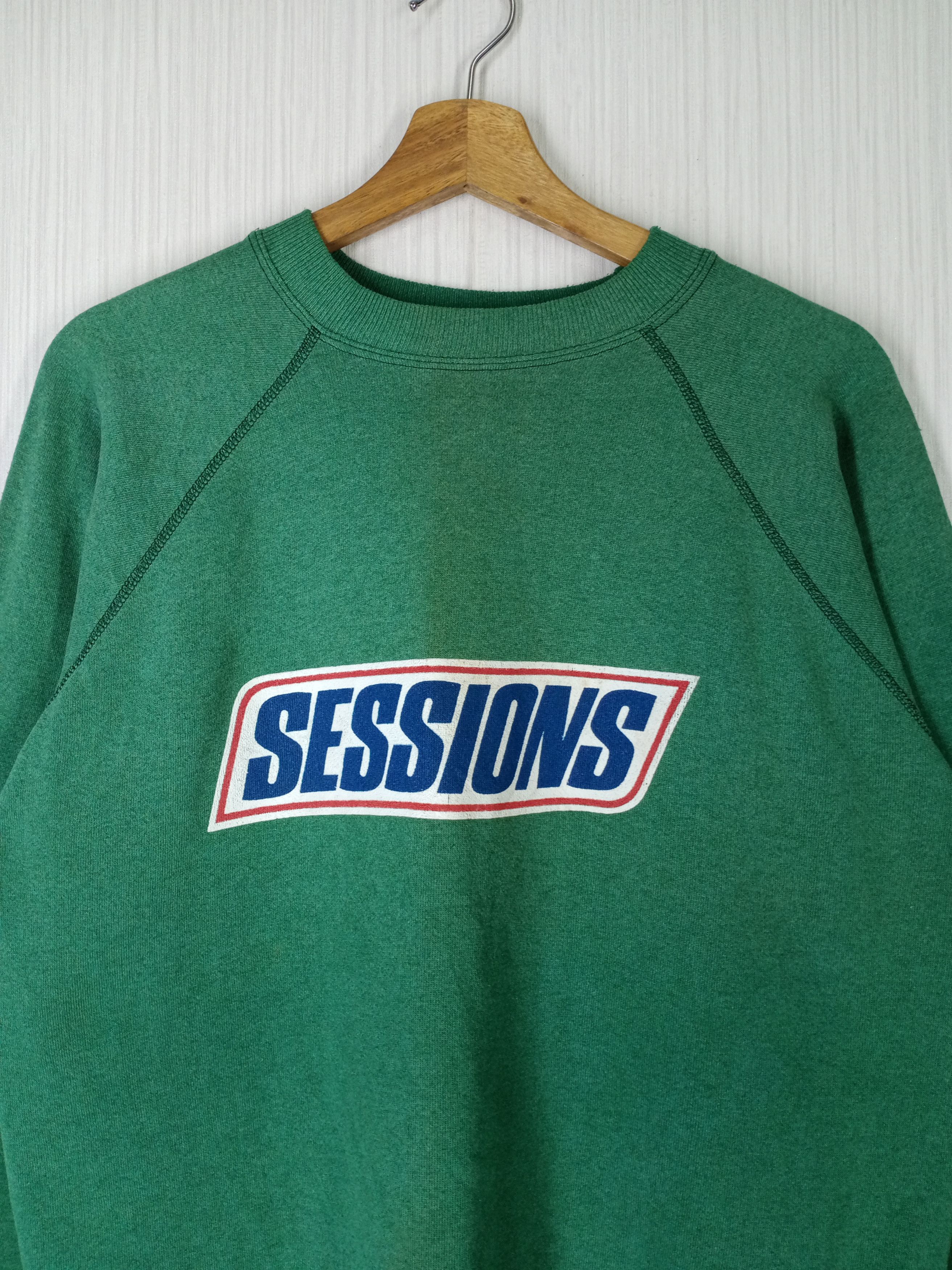 Sessions Rare Vintage Sessions Skateboarding Big Logo Sweatshirt Size US L / EU 52-54 / 3 - 2 Thumbnail