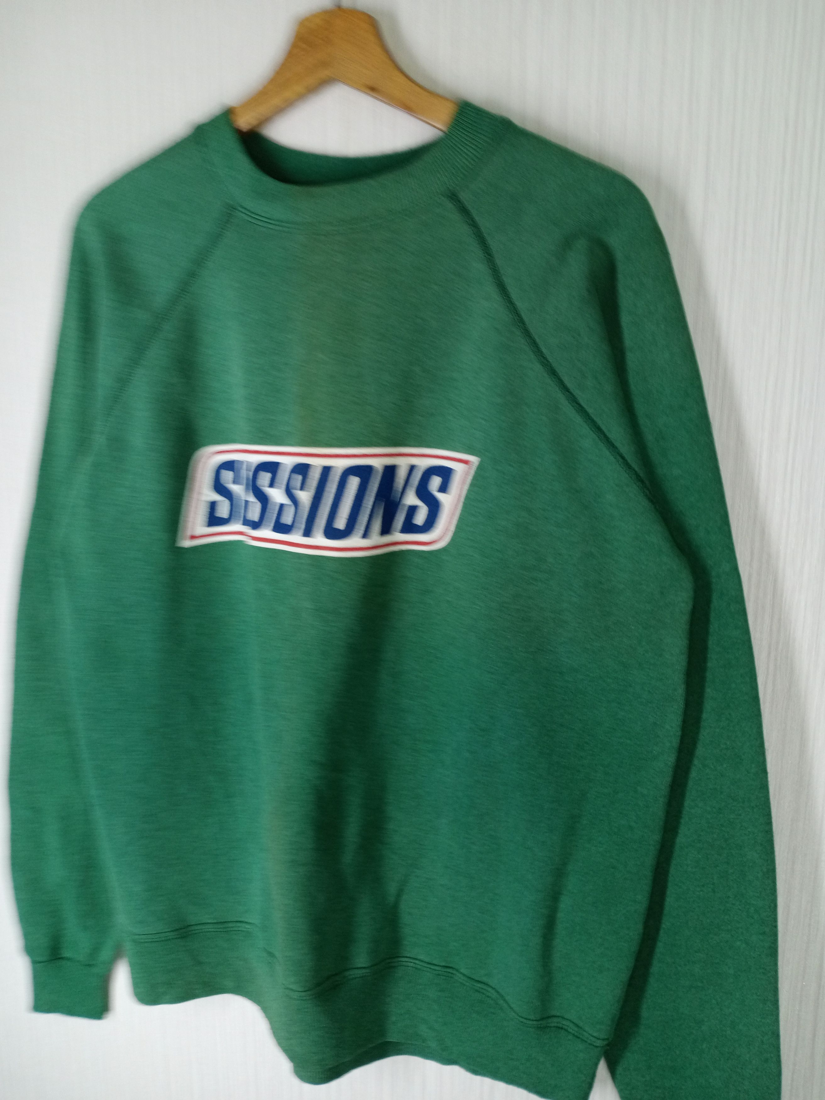 Sessions Rare Vintage Sessions Skateboarding Big Logo Sweatshirt Size US L / EU 52-54 / 3 - 4 Thumbnail