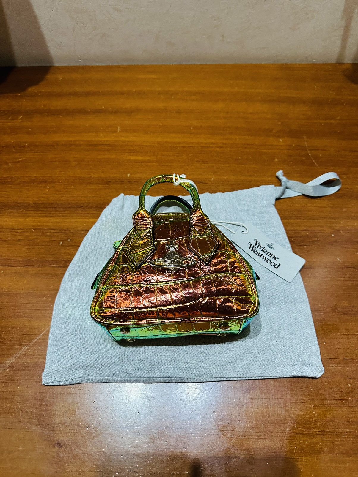 Vivienne Westwood Vivienne Westwood Mini Yasmine Metallic Croc