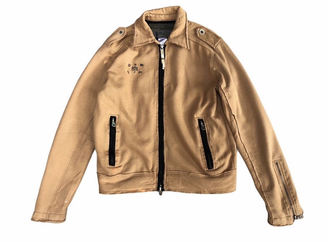 Diesel Diesel Raising Sun Japan Sake Pistols Dragon BikersJacket Size US L / EU 52-54 / 3 - 6 Thumbnail