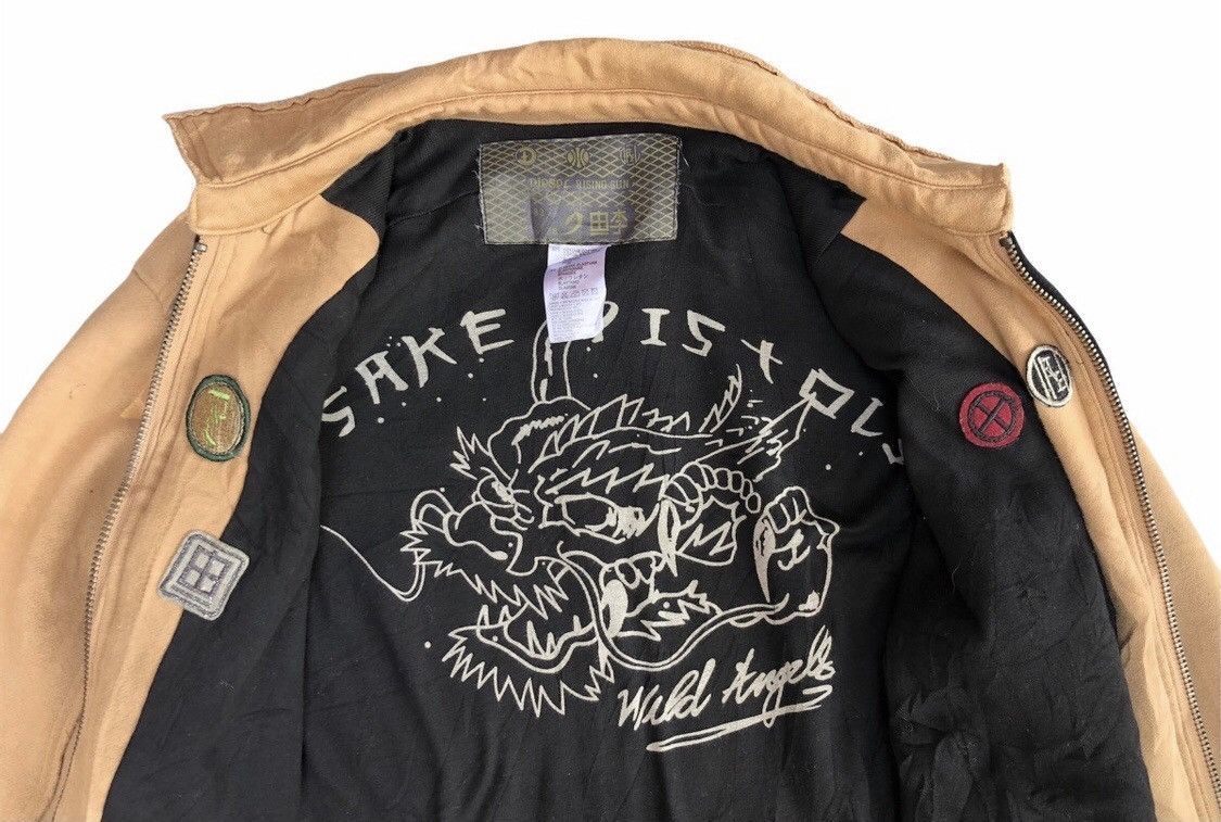 Diesel Diesel Raising Sun Japan Sake Pistols Dragon BikersJacket Size US L / EU 52-54 / 3 - 5 Thumbnail