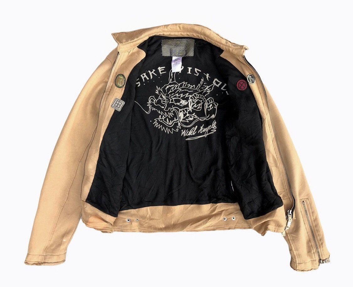 Diesel Diesel Raising Sun Japan Sake Pistols Dragon BikersJacket Size US L / EU 52-54 / 3 - 1 Thumbnail