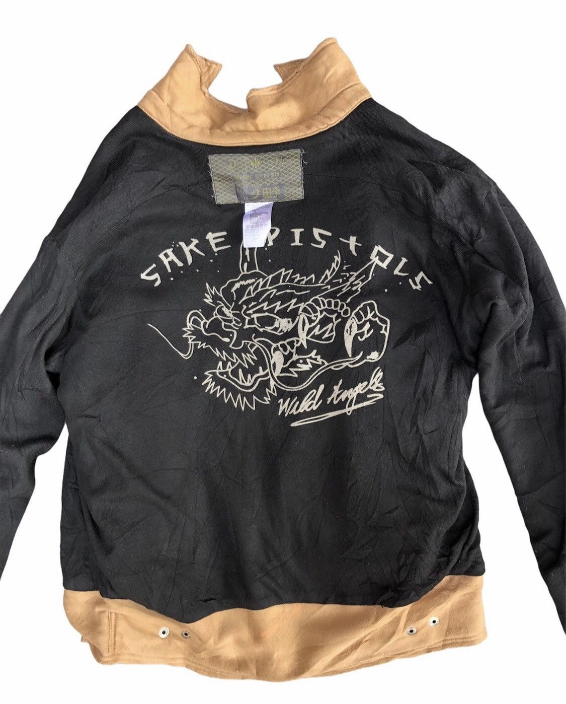 Diesel Diesel Raising Sun Japan Sake Pistols Dragon BikersJacket Size US L / EU 52-54 / 3 - 3 Thumbnail