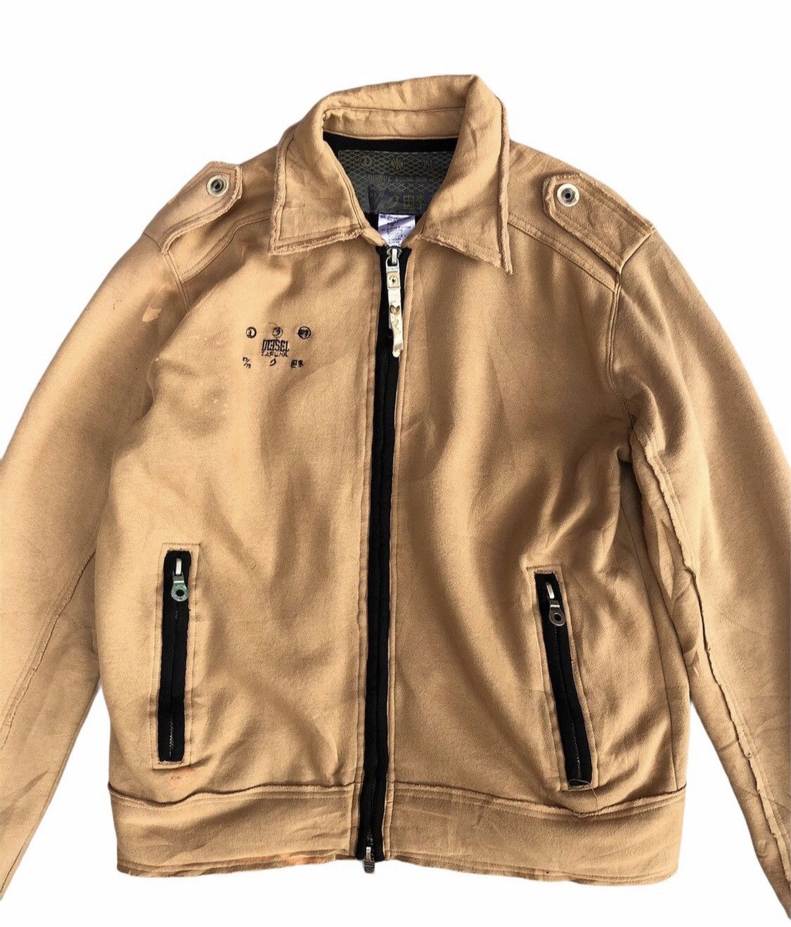 Diesel Diesel Raising Sun Japan Sake Pistols Dragon BikersJacket Size US L / EU 52-54 / 3 - 2 Thumbnail