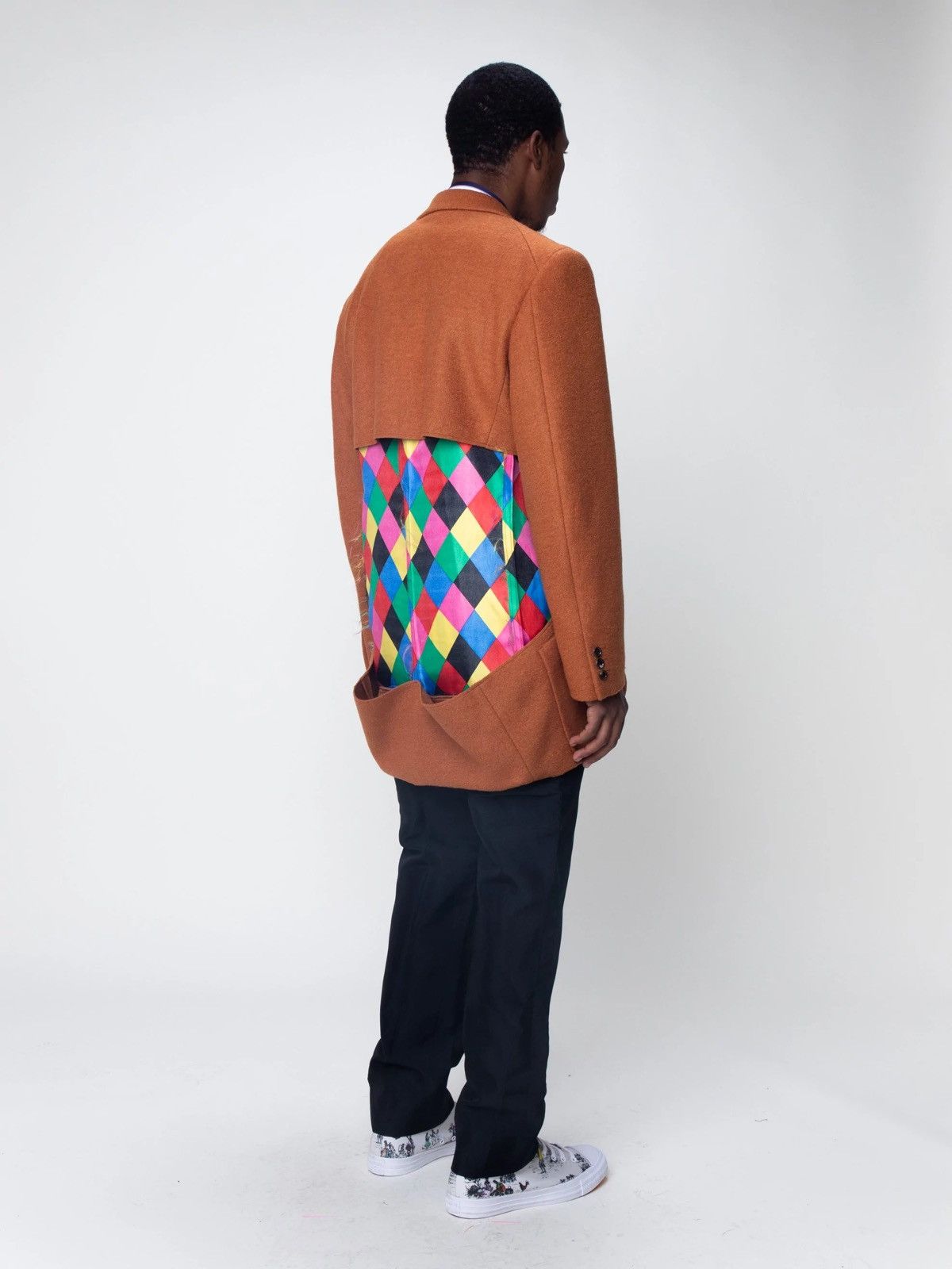 Comme des Garcons Runway FW2020 Deconstructed Wool Blazer Size US M / EU 48-50 / 2 - 1 Thumbnail