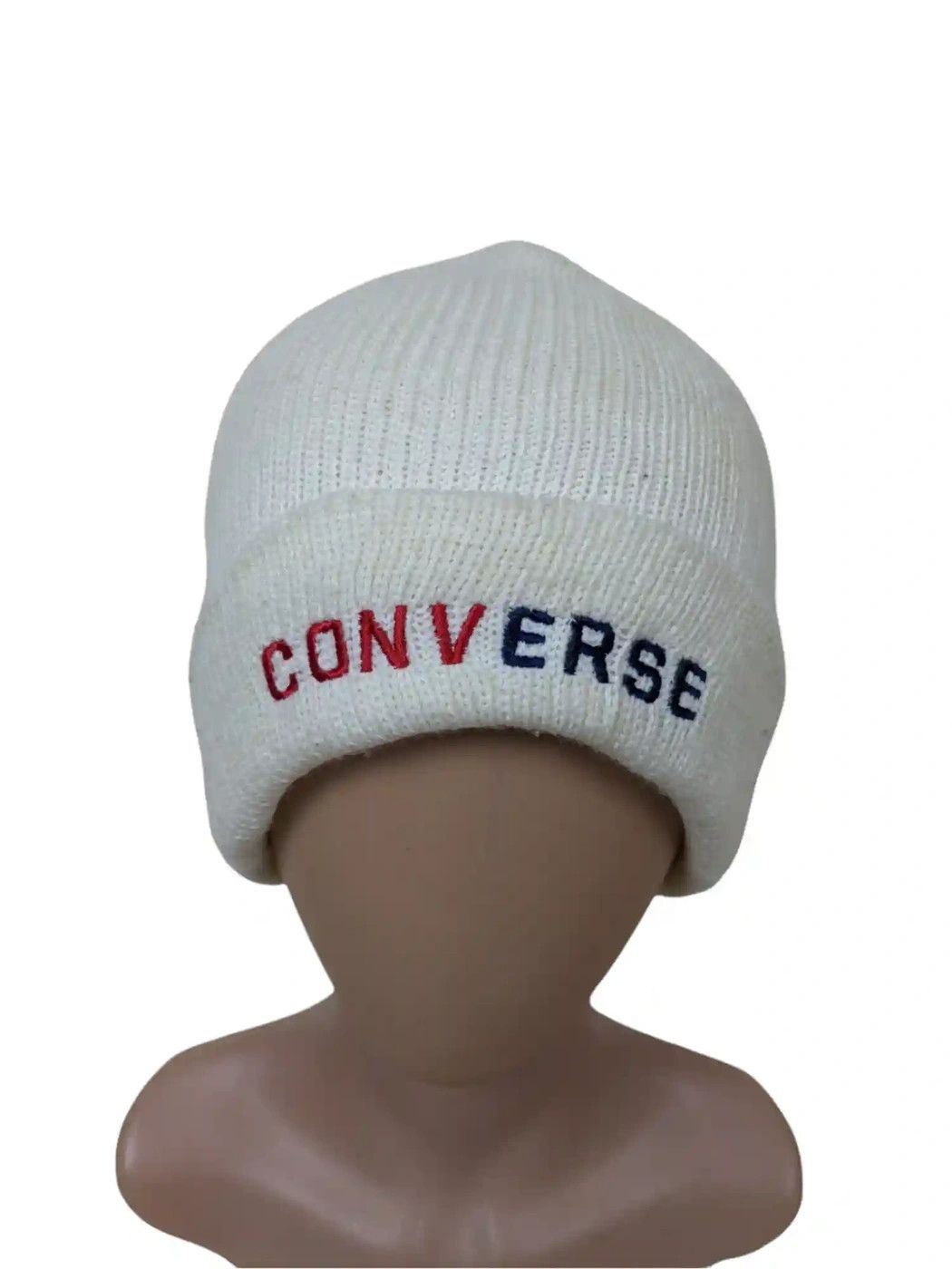 Converse Vintage Embroidery Converse Beanie Hat Cap Snowcap Size ONE SIZE - 1 Thumbnail