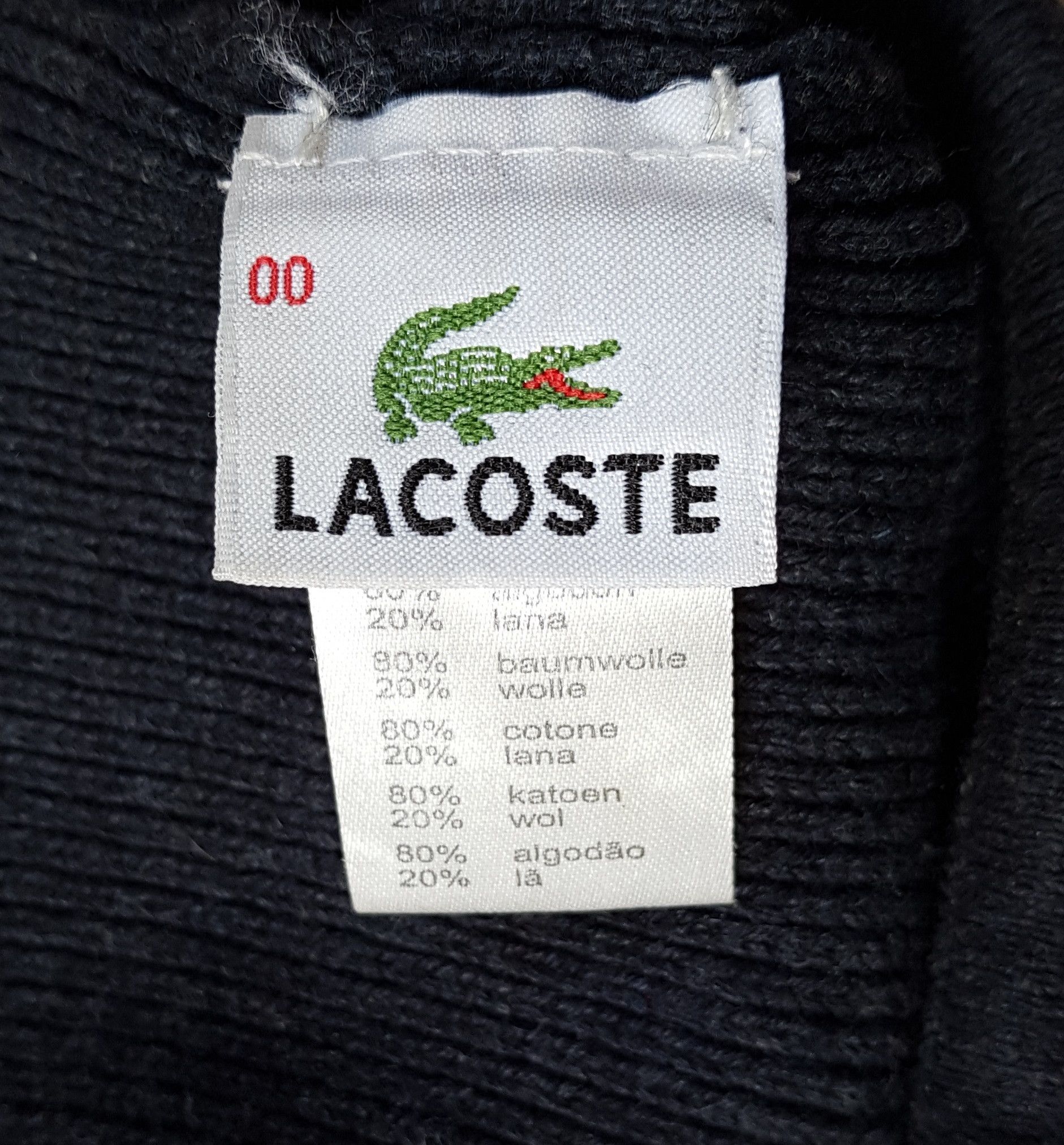 Lacoste Lacoste Wool Cotton Big Croc Beanie Size ONE SIZE - 4 Thumbnail