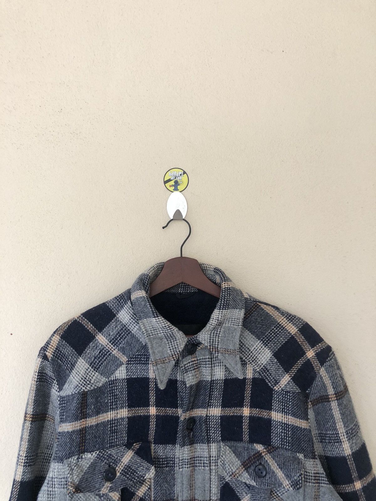 Japanese Brand × Original Montgomery × Vintage Montgomery Ward Mountain Shearling Flannel Size US M / EU 48-50 / 2 - 2 Thumbnail