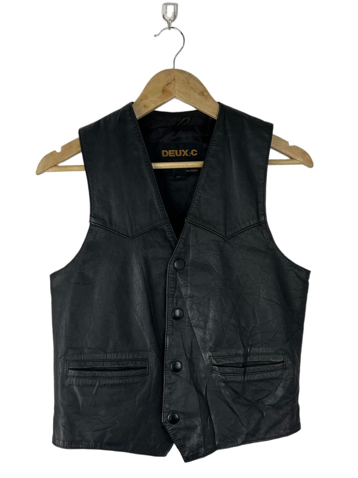 Handmade × Iron Maiden 🔥HOT ITEM🔥 IRON MAIDEN LEATHER VEST WITH ART DESIGN HANDMADE Size US S / EU 44-46 / 1 - 5 Thumbnail