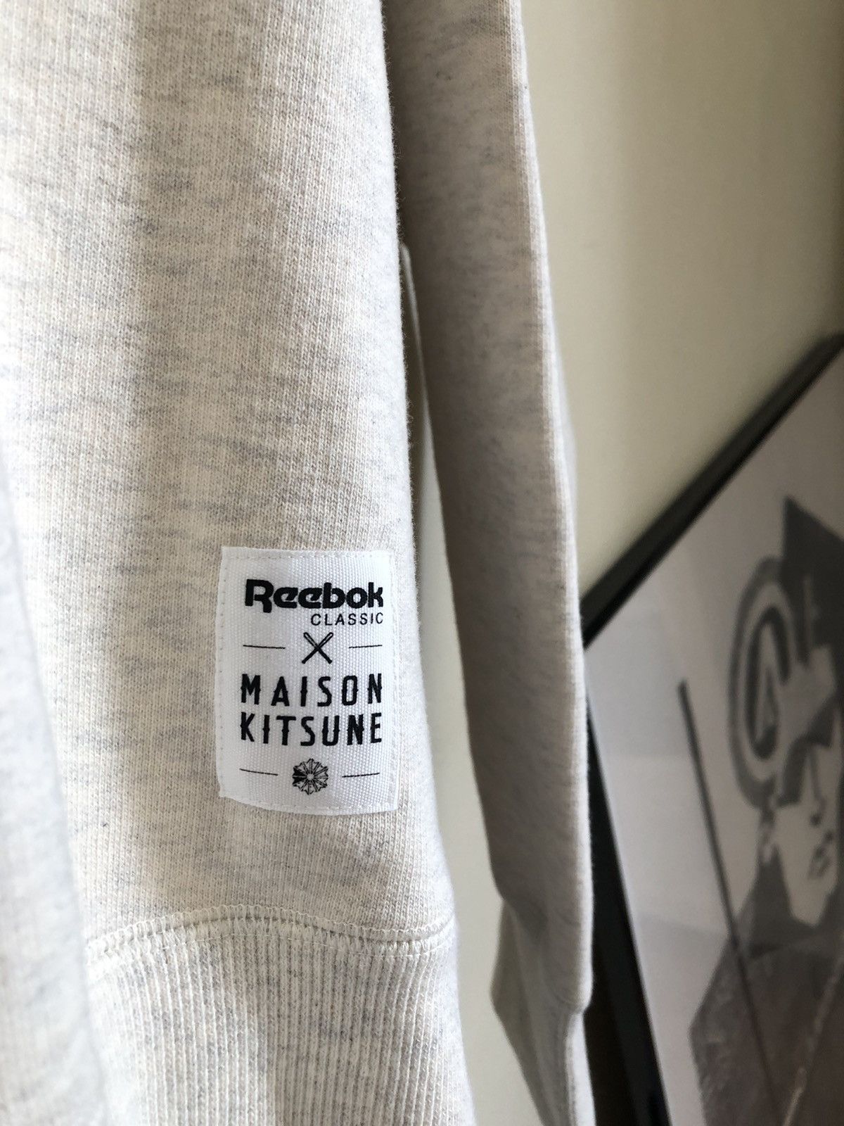 Maison Kitsune × Reebok Reebok X Maison Kitsune Baseball crewneck sweatshirt Size US XL / EU 56 / 4 - 6 Thumbnail