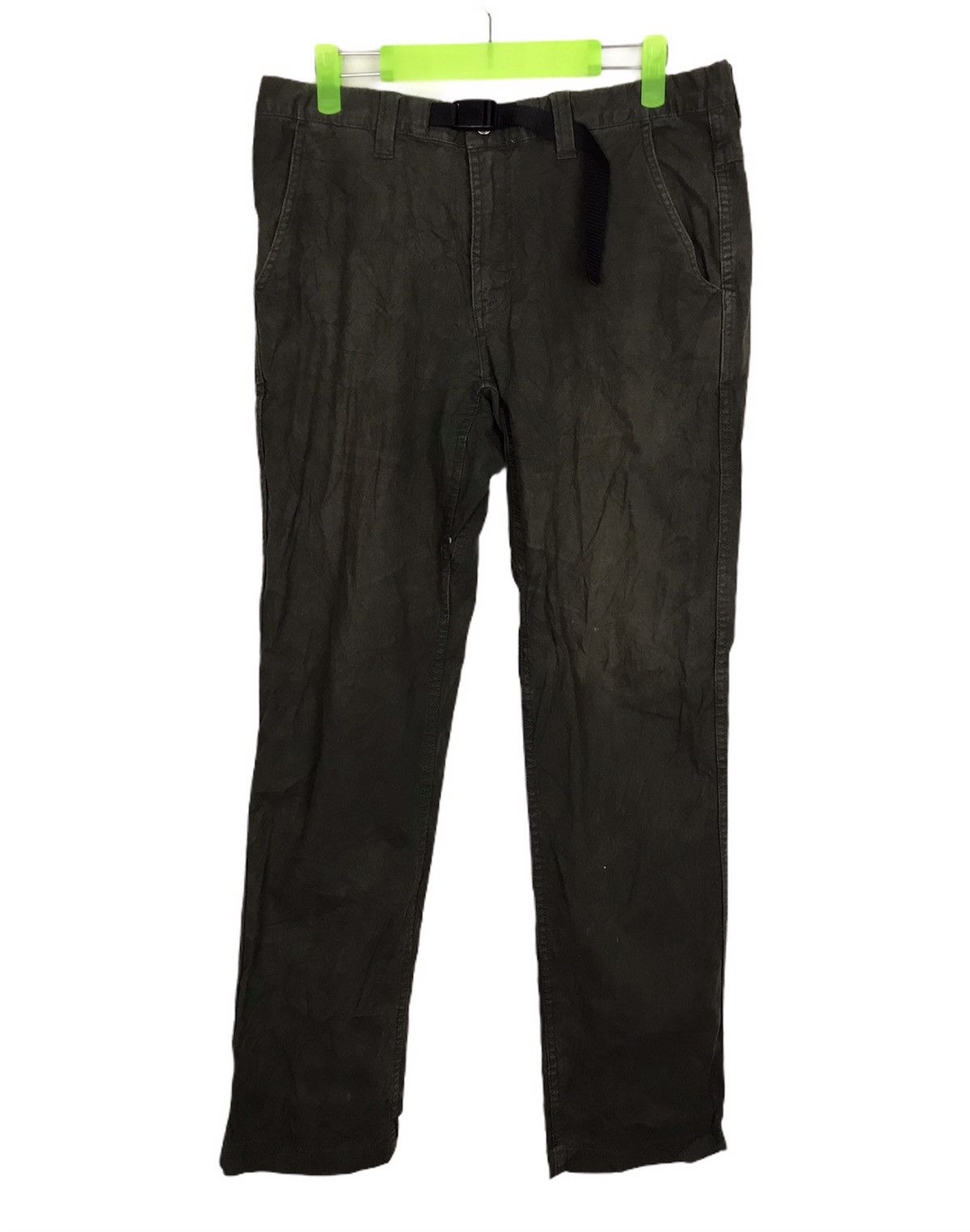 image of The North Face Cotton Pant Streetwear Cargo Jogging in Dark Green, Men's (Size 32)