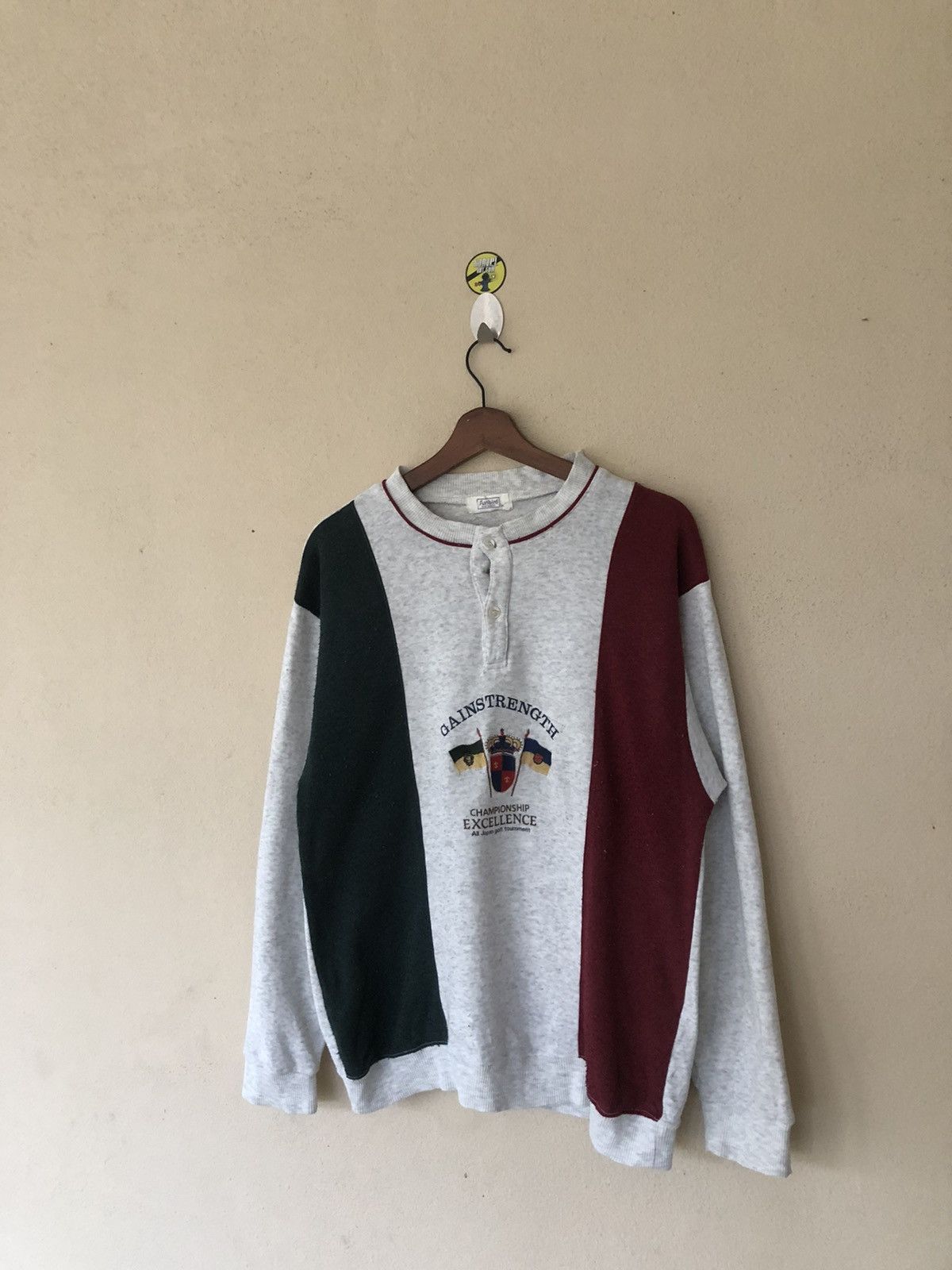 Japanese Brand × Vintage Vintage Sun Bird All Japan Golf Championship Sweatshirt Size US M / EU 48-50 / 2 - 2 Thumbnail