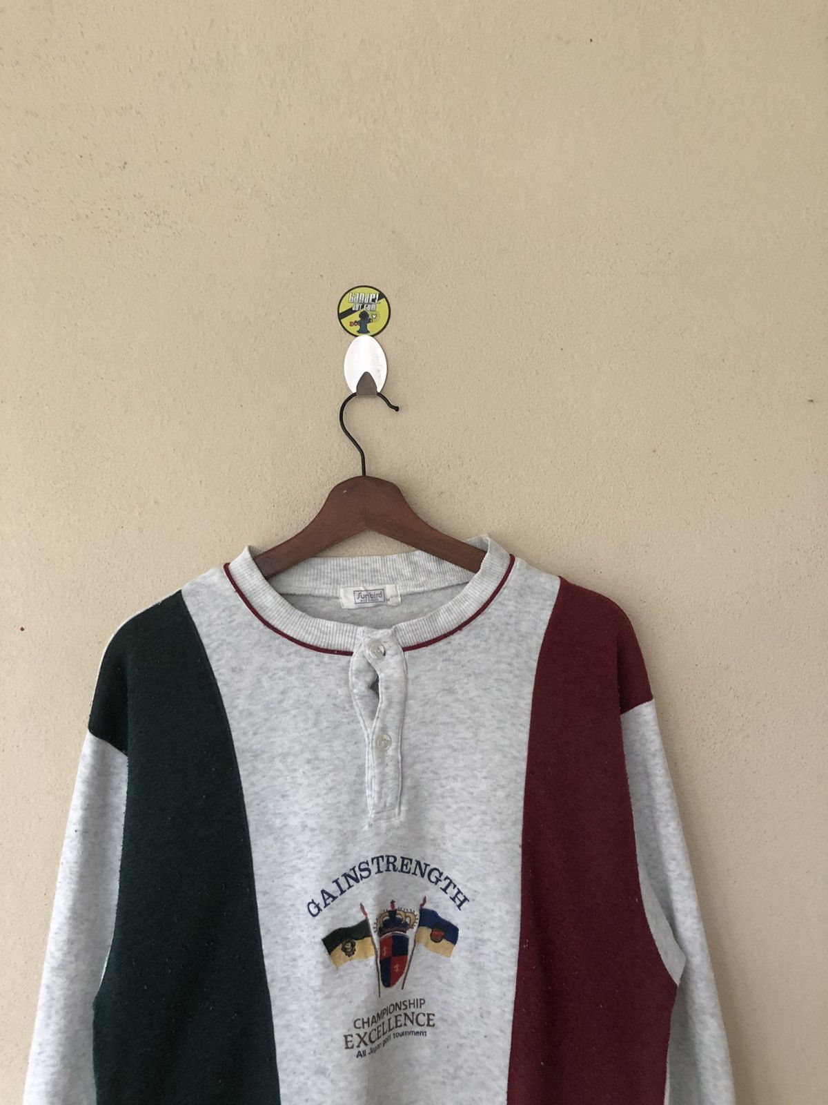 Japanese Brand × Vintage Vintage Sun Bird All Japan Golf Championship Sweatshirt Size US M / EU 48-50 / 2 - 5 Thumbnail