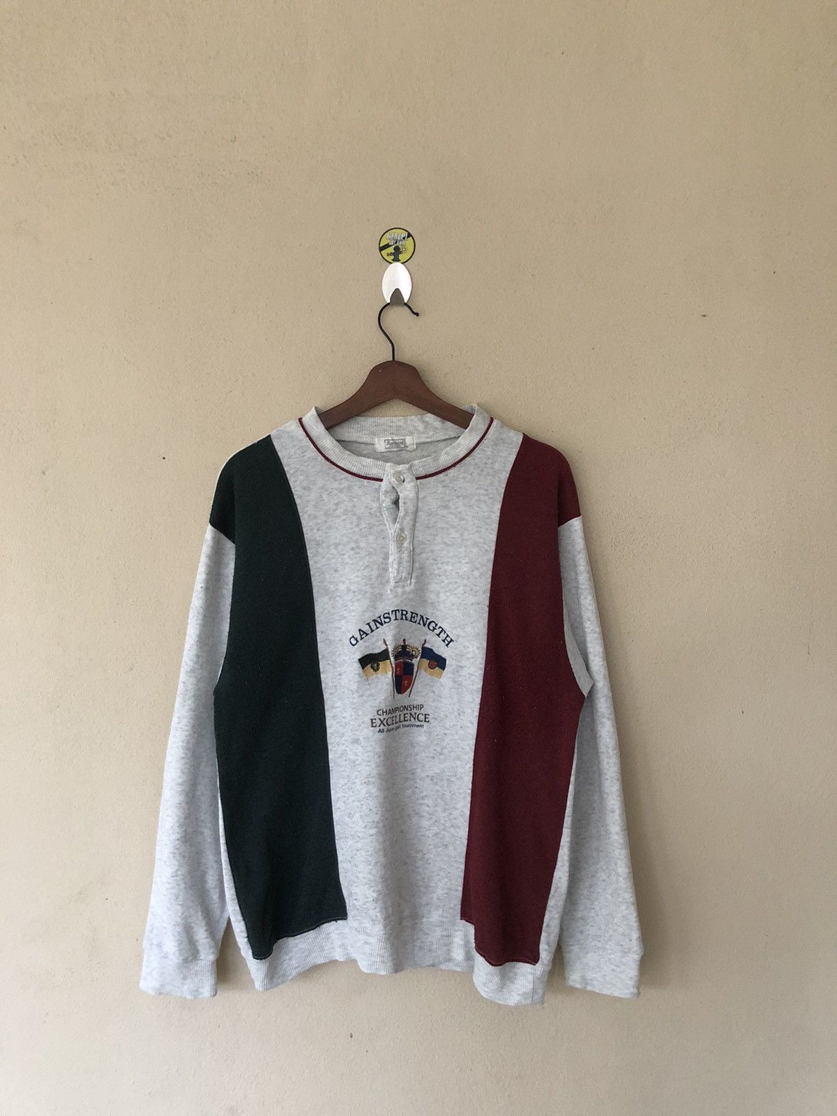 Japanese Brand × Vintage Vintage Sun Bird All Japan Golf Championship Sweatshirt Size US M / EU 48-50 / 2 - 1 Thumbnail