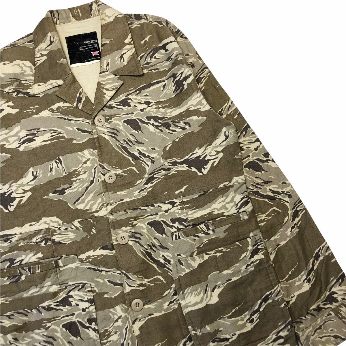 Jun Takahashi AW01-02 DAVF Multipocket Desert Camo Blazer Jacket Size US L / EU 52-54 / 3 - 5 Thumbnail