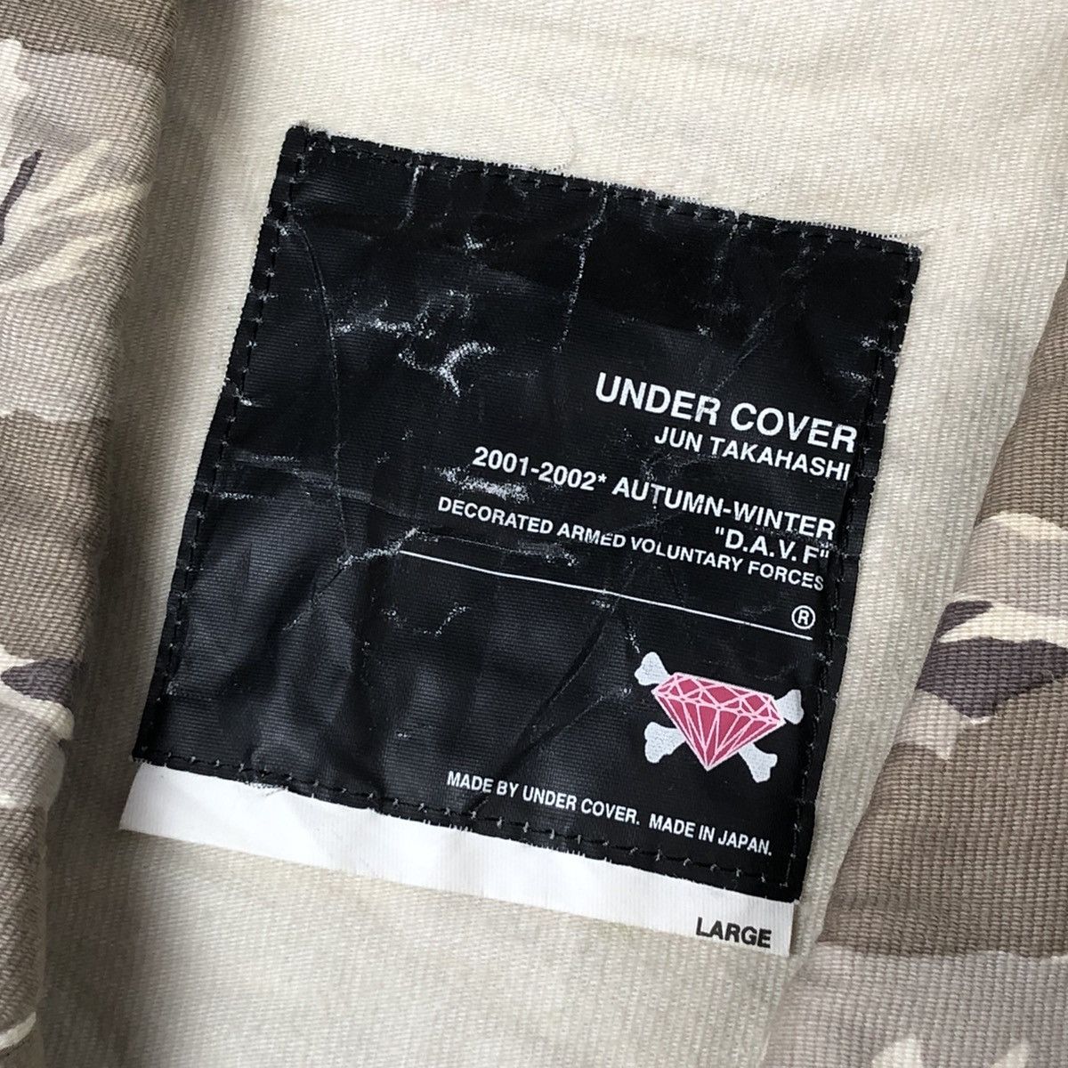 Jun Takahashi AW01-02 DAVF Multipocket Desert Camo Blazer Jacket Size US L / EU 52-54 / 3 - 10 Thumbnail