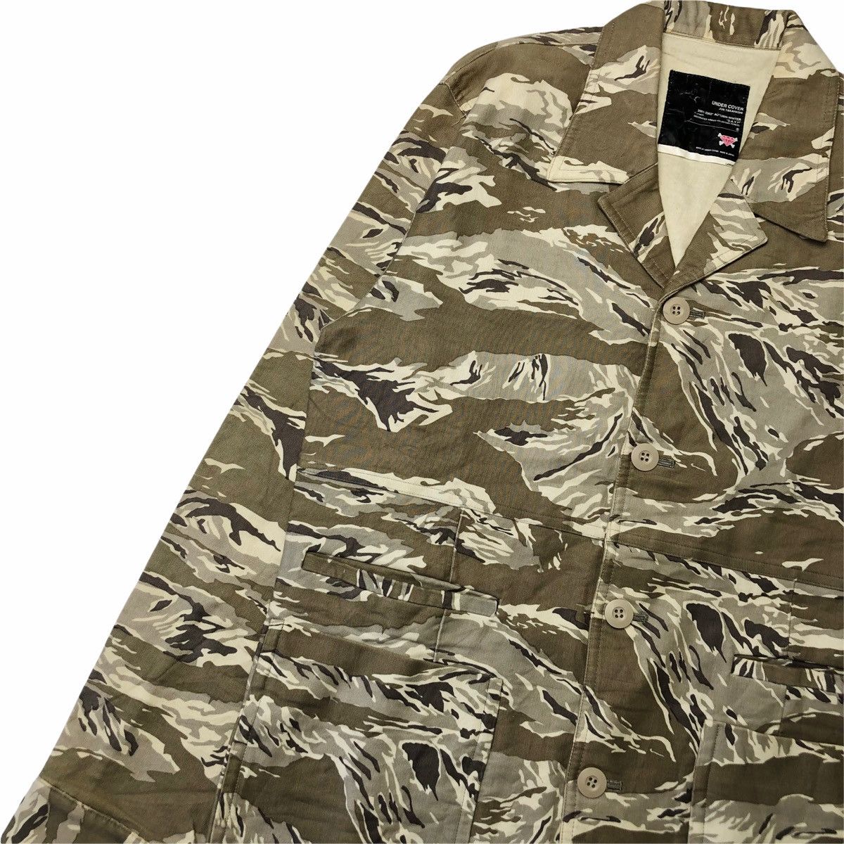 Jun Takahashi AW01-02 DAVF Multipocket Desert Camo Blazer Jacket Size US L / EU 52-54 / 3 - 4 Thumbnail