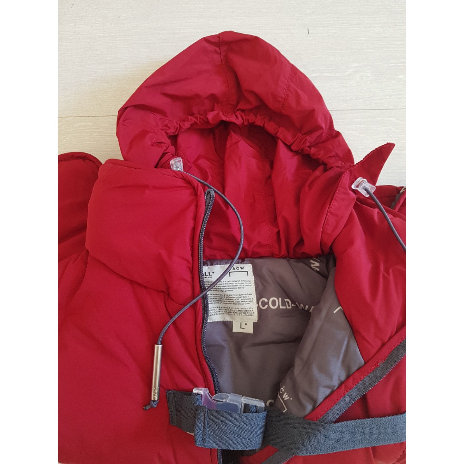 A-COLD-WALL* ACW* Life Jacket Straps Padded Vest Size US L / EU 52-54 / 3 - 6 Thumbnail
