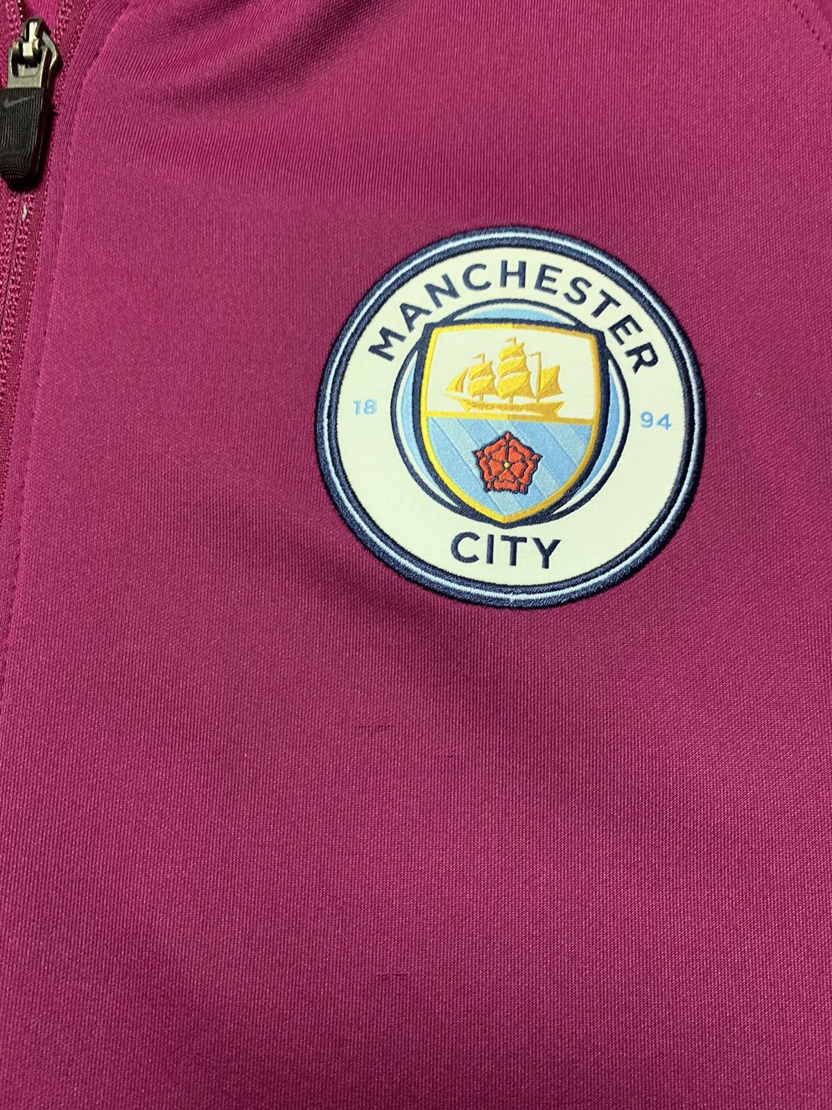 Nike Manchester City track jacket purple size S