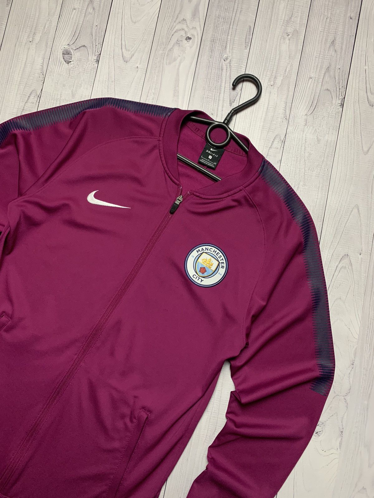 Nike Manchester City track jacket purple size S