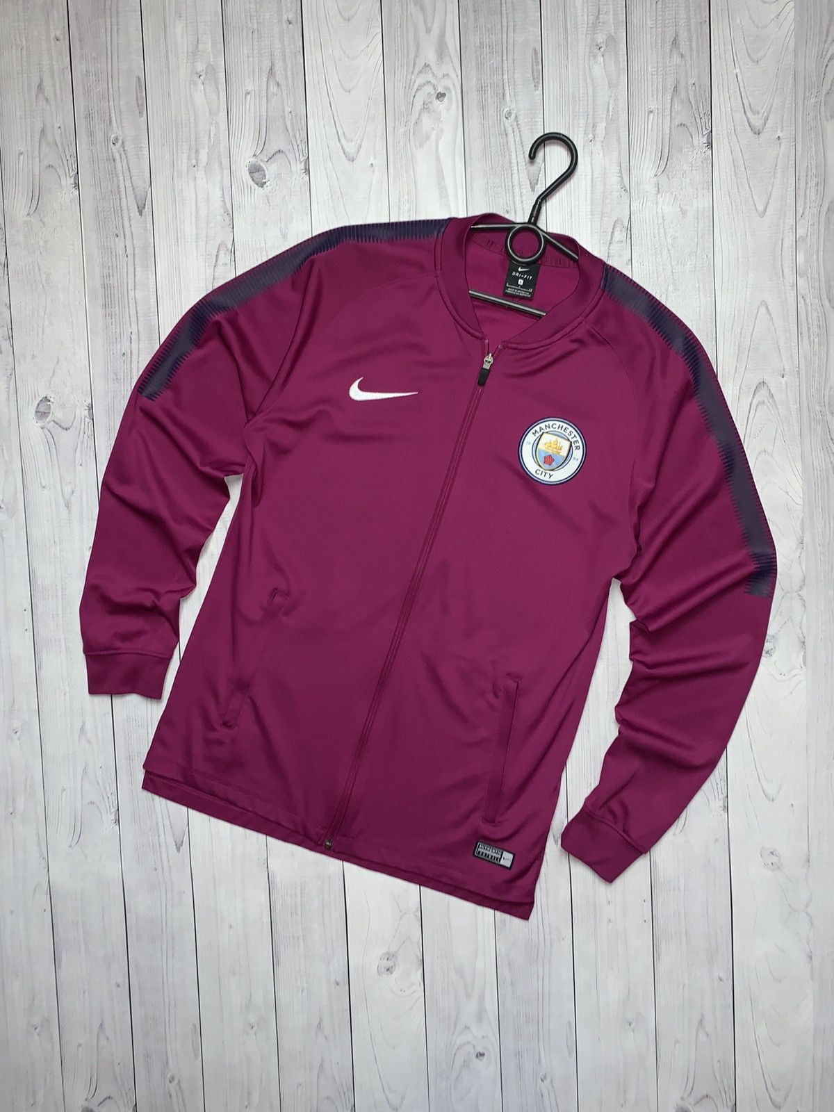 Nike Manchester City track jacket purple size S