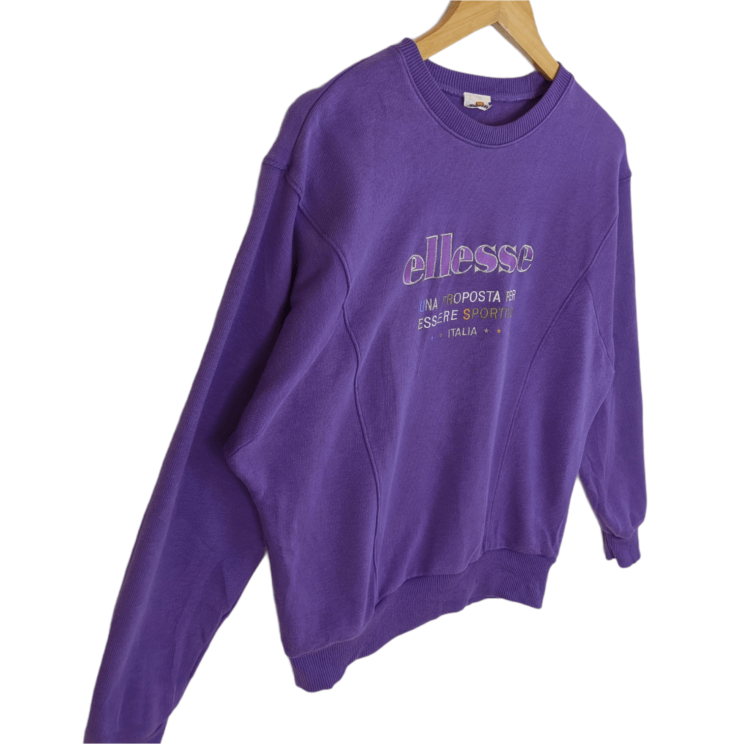 Ellesse Vintage ELLESSE Big Logo Spell Out Jumper Sweatshirt Size L / US 10 / IT 46 - 3 Thumbnail