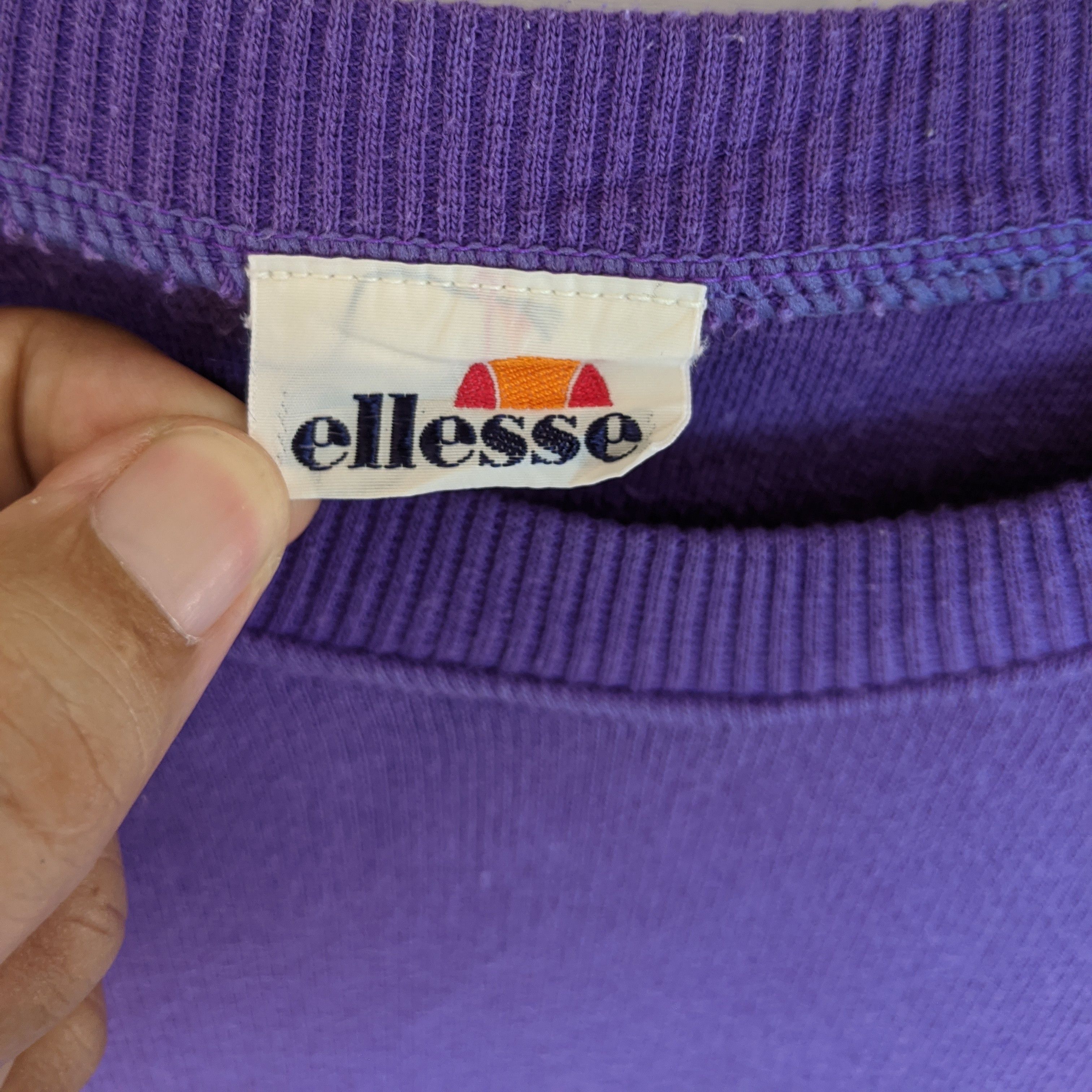 Ellesse Vintage ELLESSE Big Logo Spell Out Jumper Sweatshirt Size L / US 10 / IT 46 - 8 Thumbnail