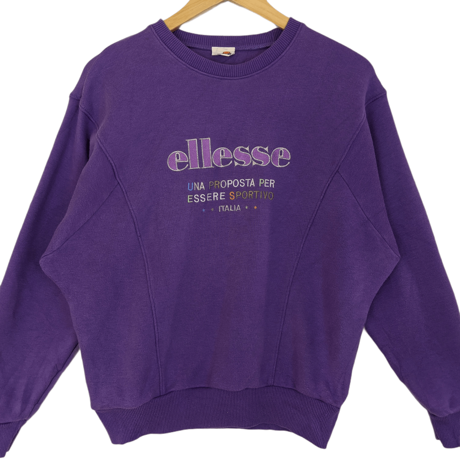 Ellesse Vintage ELLESSE Big Logo Spell Out Jumper Sweatshirt Size L / US 10 / IT 46 - 2 Thumbnail