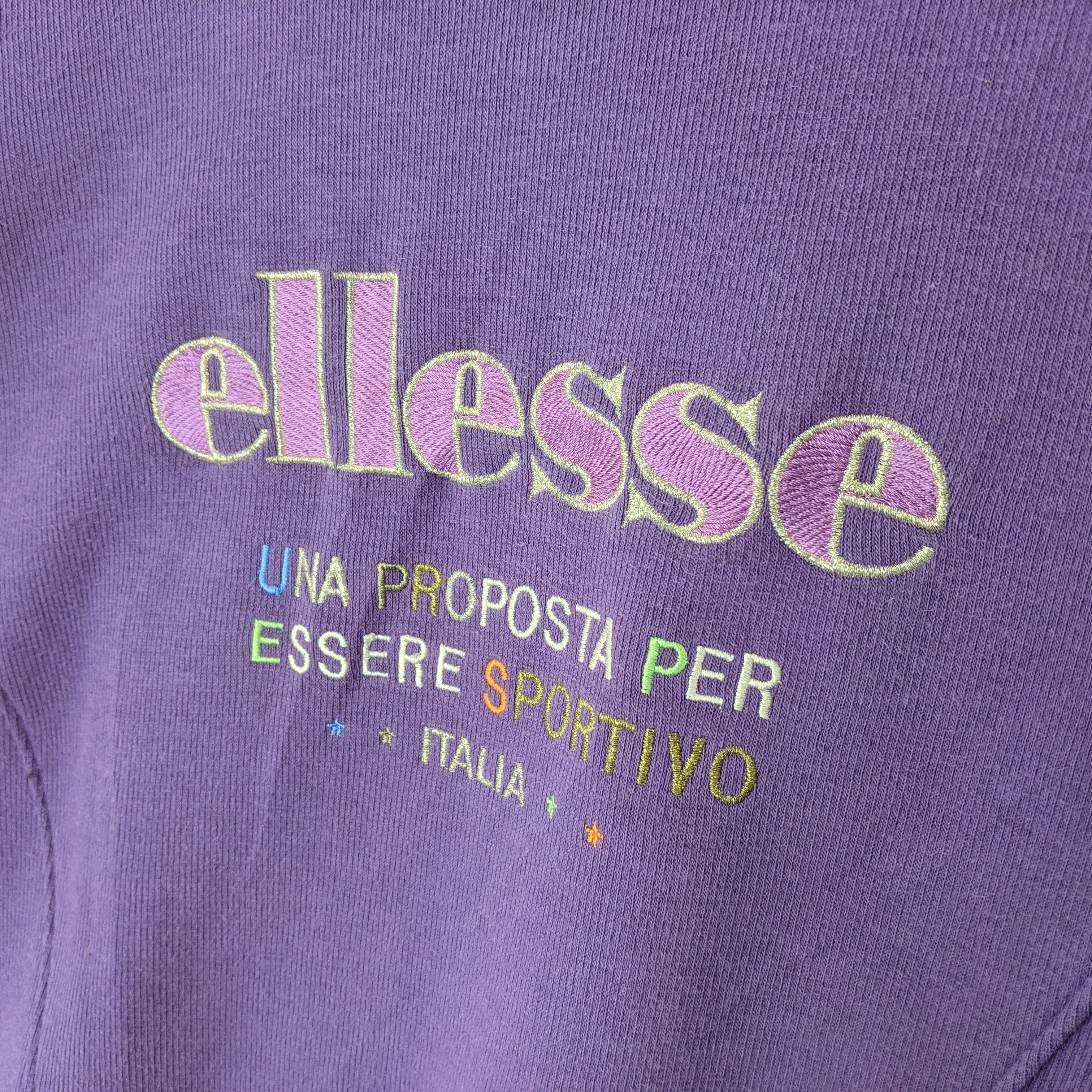 Ellesse Vintage ELLESSE Big Logo Spell Out Jumper Sweatshirt Size L / US 10 / IT 46 - 5 Thumbnail