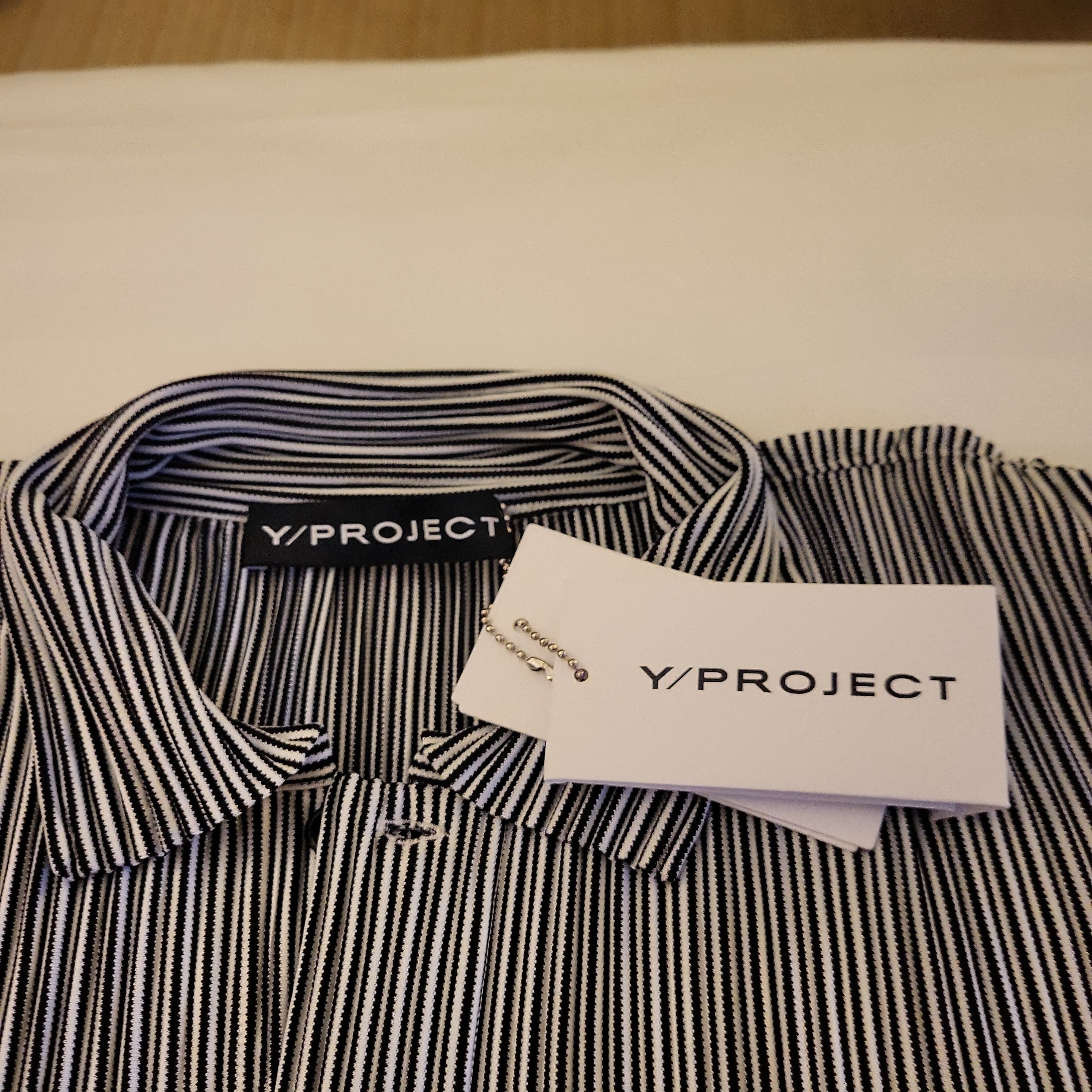 Y/Project Unisex Striped Button Up Bowling Shirt Size US M / EU 48-50 / 2 - 3 Thumbnail