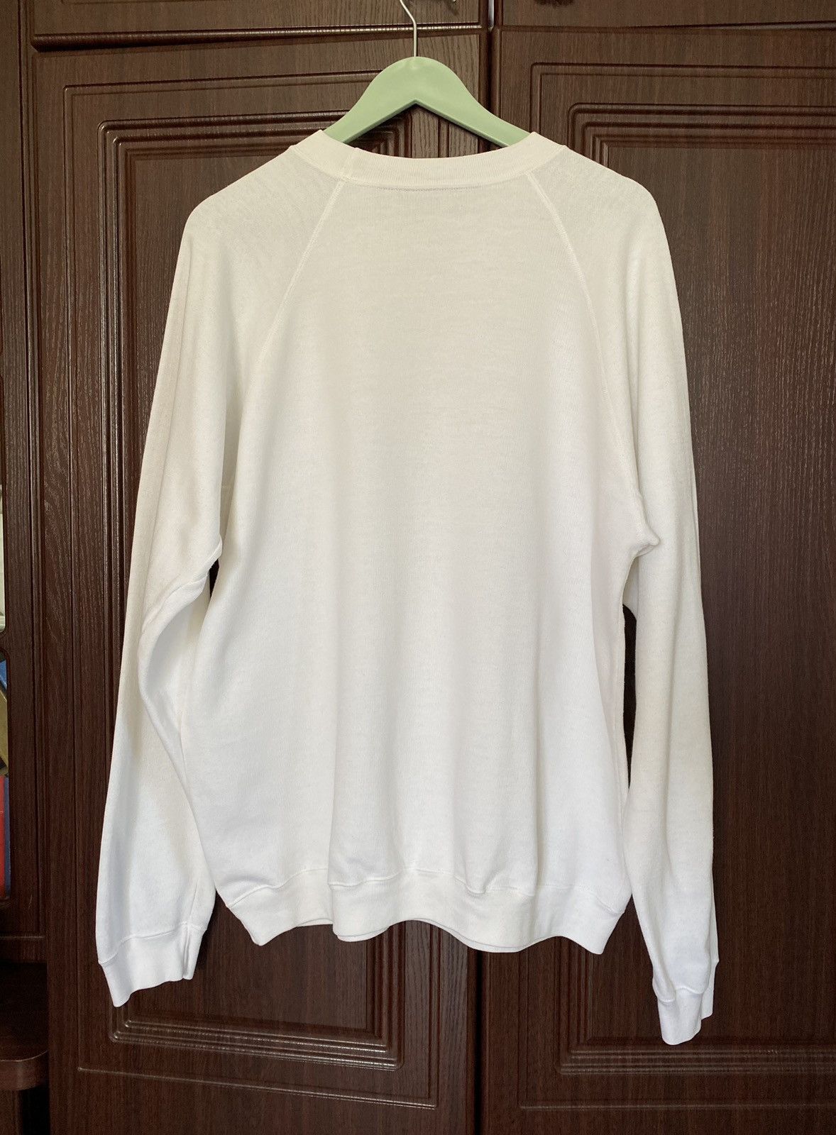 Yves Saint Laurent Vintage Yves Saint Laurent White Logo Sweatshirt Burberry Size US L / EU 52-54 / 3 - 9 Thumbnail