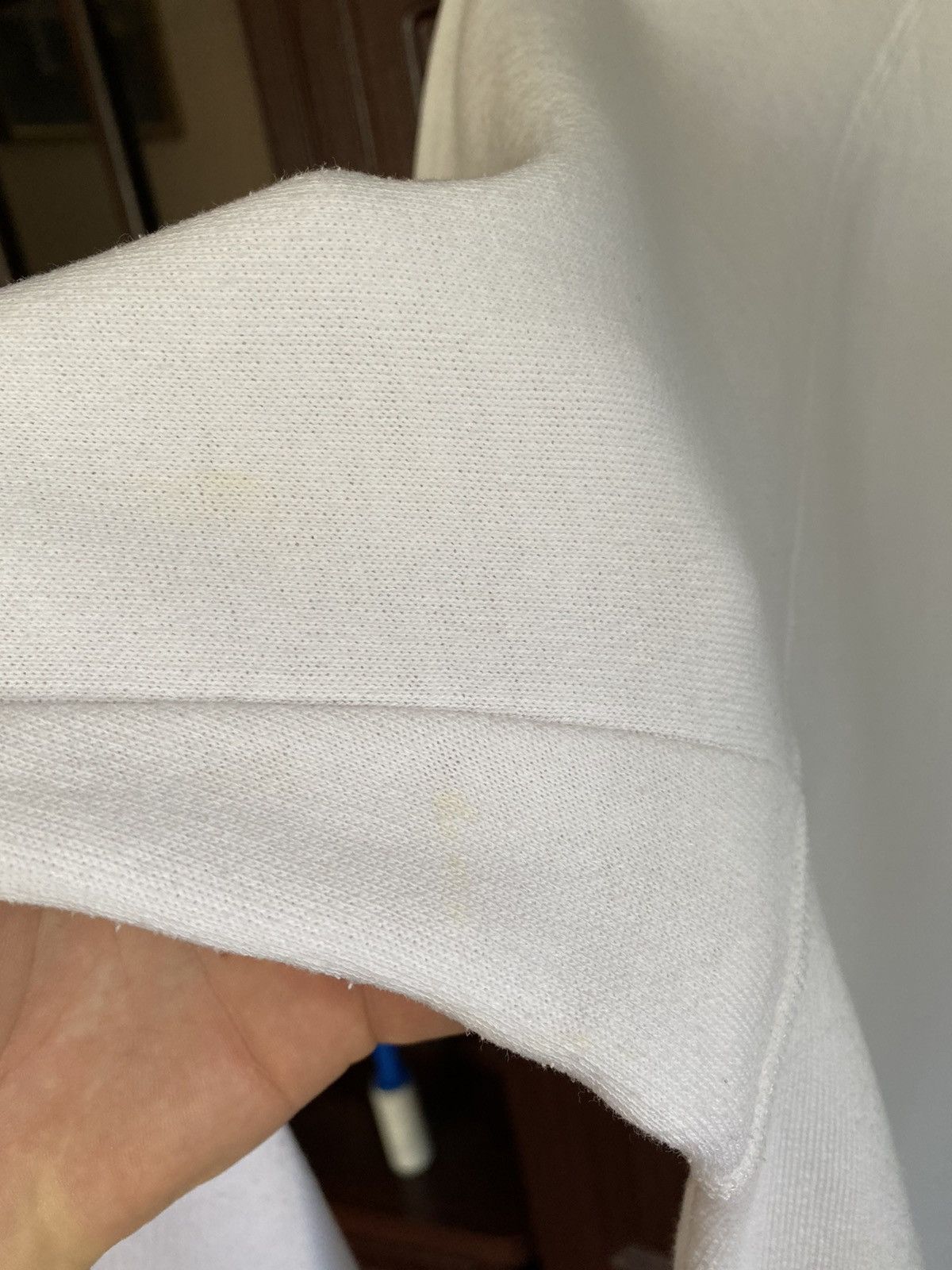 Yves Saint Laurent Vintage Yves Saint Laurent White Logo Sweatshirt Burberry Size US L / EU 52-54 / 3 - 14 Thumbnail