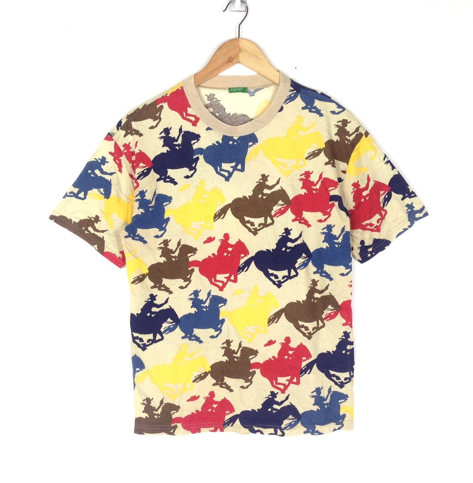 Benetton United Colors Of Benetton Alloverprint Style Streetwear Size US M / EU 48-50 / 2 - 1 Thumbnail