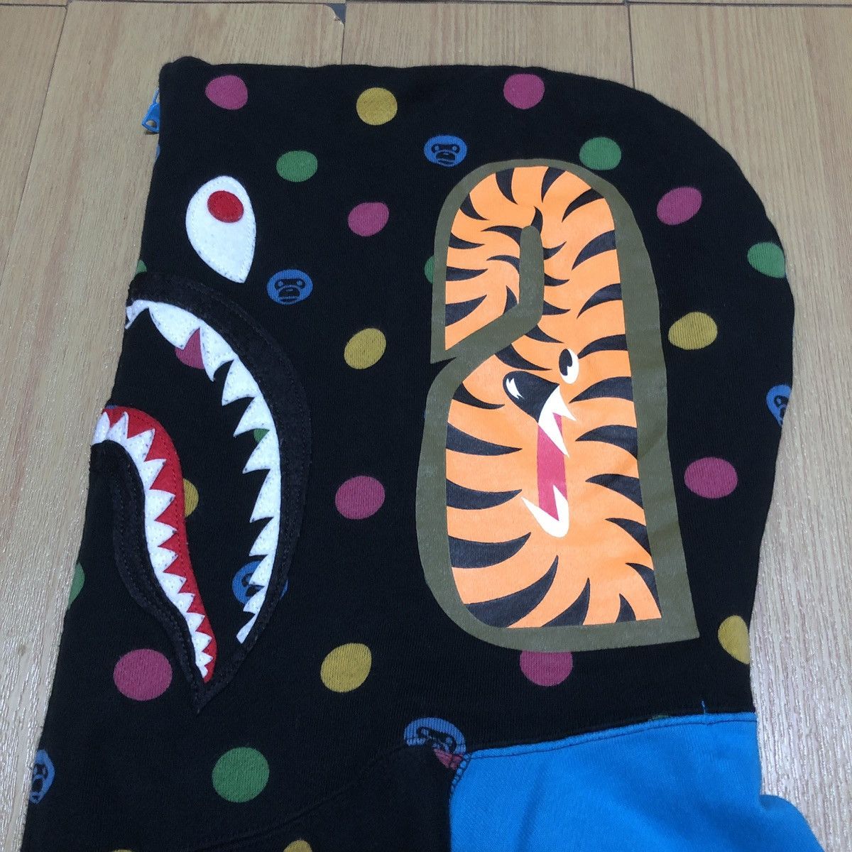 Bape Baby Milo Polka Dot Shark Full Zip Hoodie Size US L / EU 52-54 / 3 - 4 Thumbnail