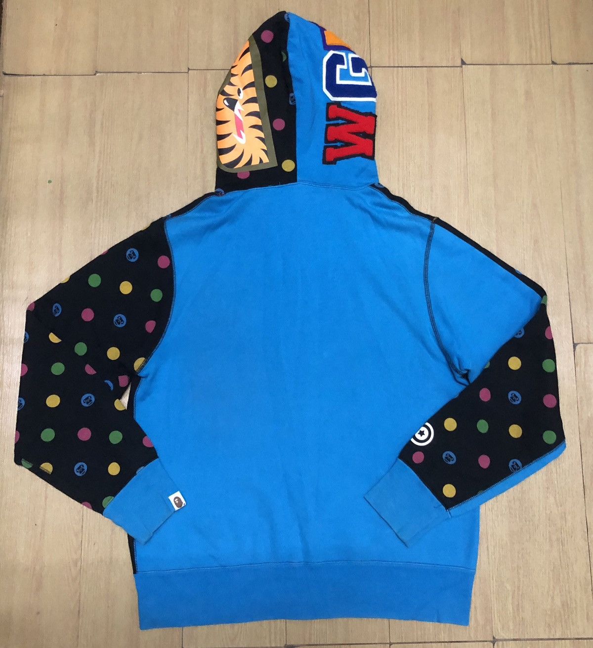Bape Baby Milo Polka Dot Shark Full Zip Hoodie Size US L / EU 52-54 / 3 - 2 Thumbnail