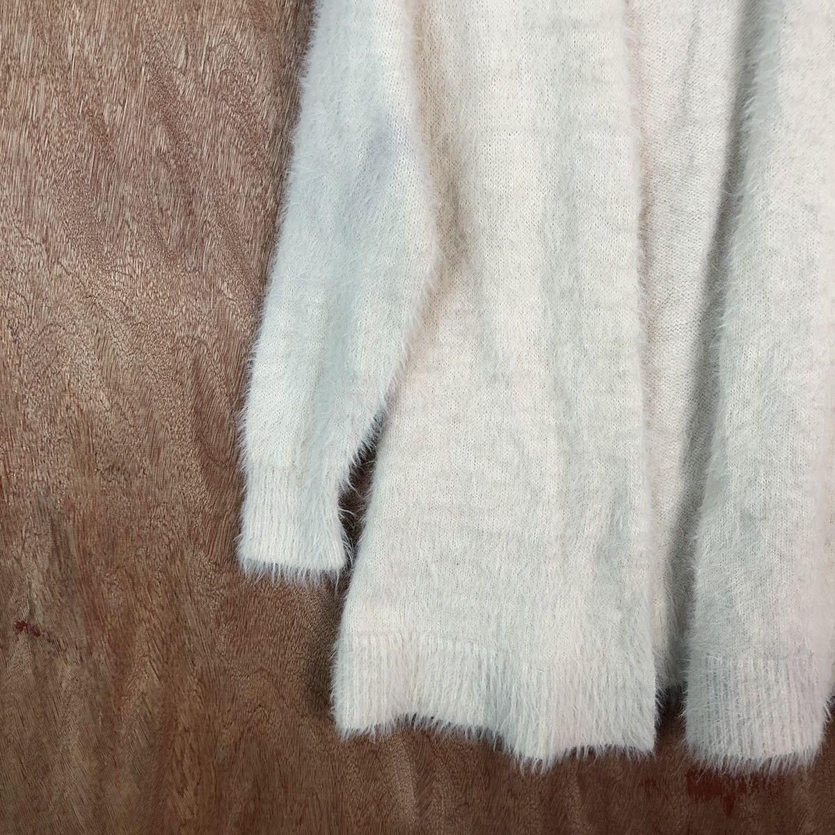 Aran Isles Knitwear Glacier cardigan Shag Shaggy Fur Mohair Knitwear #6675 Size M / US 6-8 / IT 42-44 - 4 Thumbnail