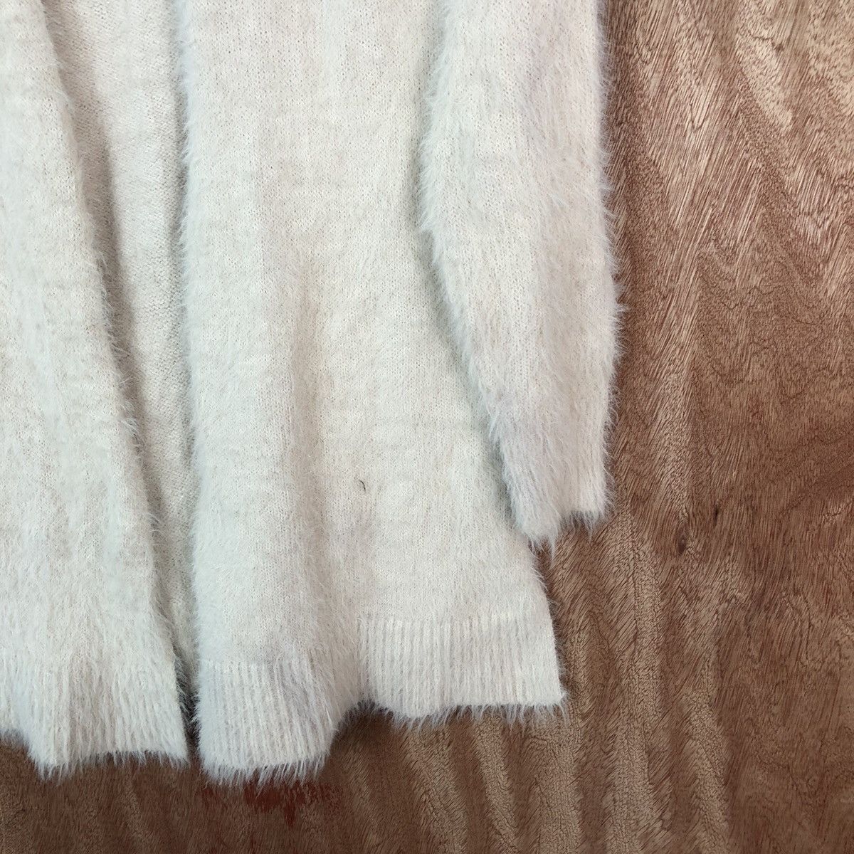 Aran Isles Knitwear Glacier cardigan Shag Shaggy Fur Mohair Knitwear #6675 Size M / US 6-8 / IT 42-44 - 5 Thumbnail