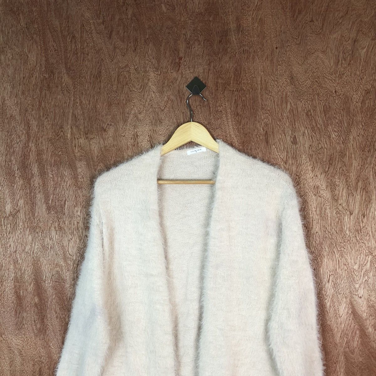 Aran Isles Knitwear Glacier cardigan Shag Shaggy Fur Mohair Knitwear #6675 Size M / US 6-8 / IT 42-44 - 2 Thumbnail