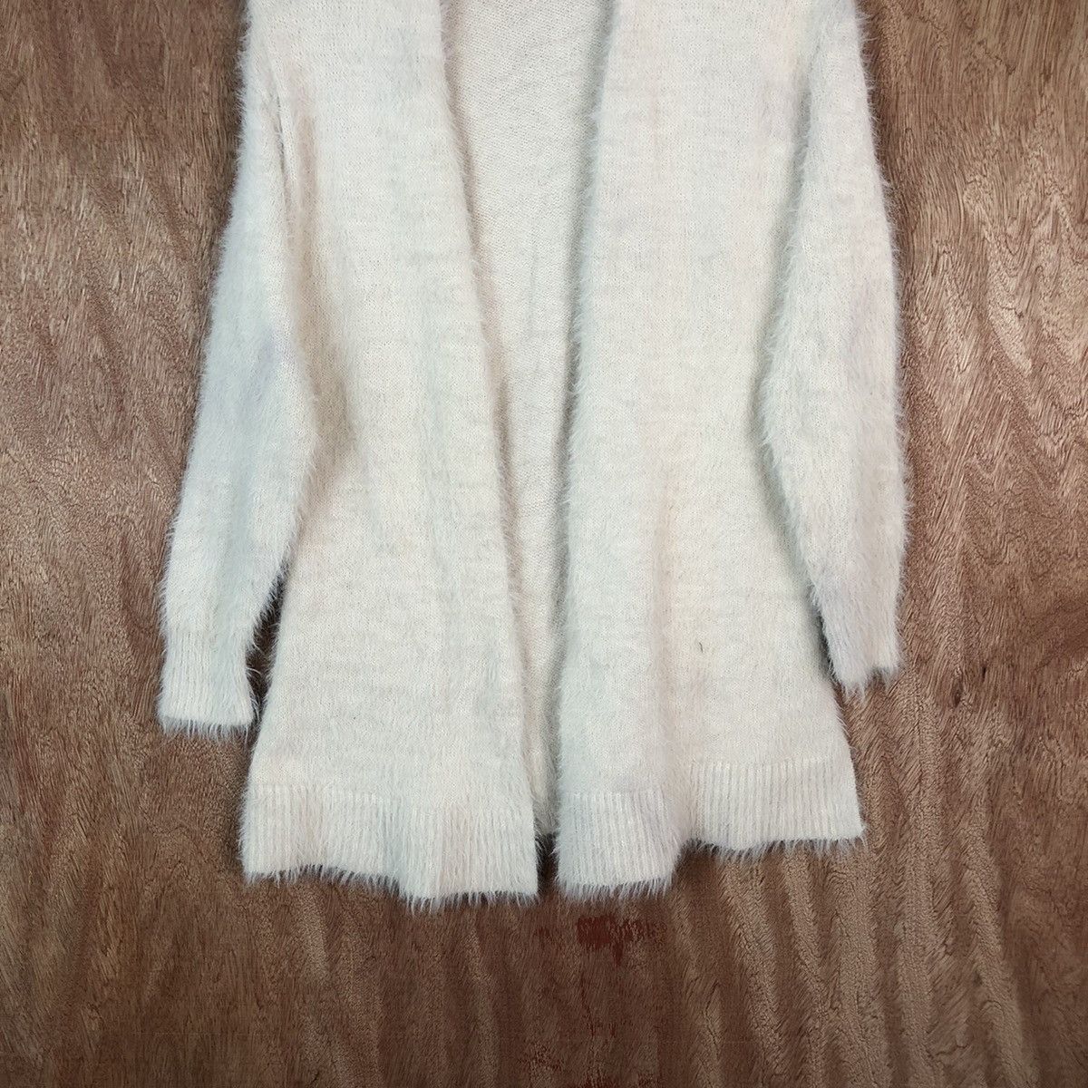 Aran Isles Knitwear Glacier cardigan Shag Shaggy Fur Mohair Knitwear #6675 Size M / US 6-8 / IT 42-44 - 3 Thumbnail