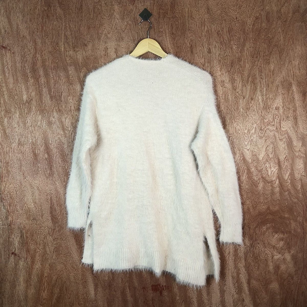 Aran Isles Knitwear Glacier cardigan Shag Shaggy Fur Mohair Knitwear #6675 Size M / US 6-8 / IT 42-44 - 9 Thumbnail