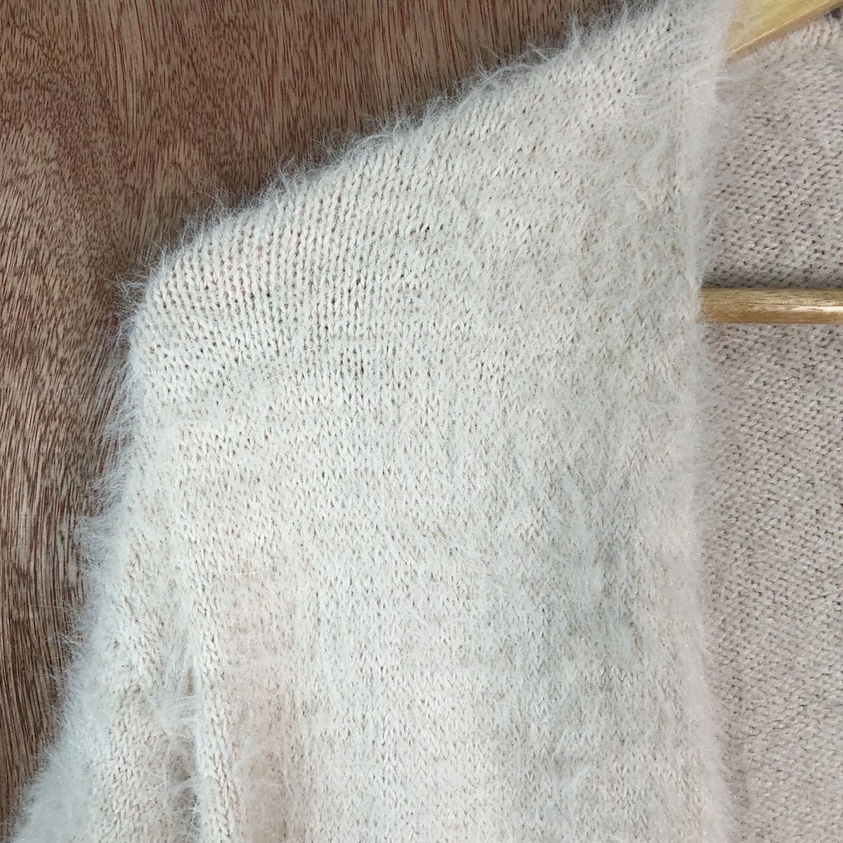 Aran Isles Knitwear Glacier cardigan Shag Shaggy Fur Mohair Knitwear #6675 Size M / US 6-8 / IT 42-44 - 6 Thumbnail