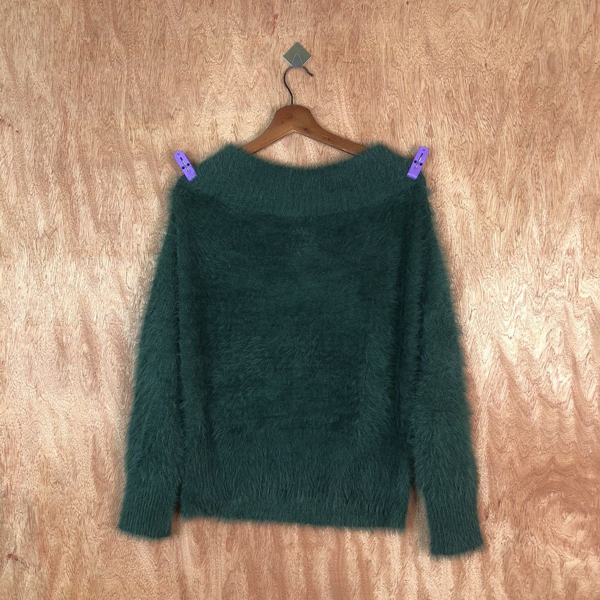 Japanese Brand Sense Of Palance Shag Shaggy Fur Mohair Knitwear #6664 Size US M / EU 48-50 / 2 - 8 Thumbnail