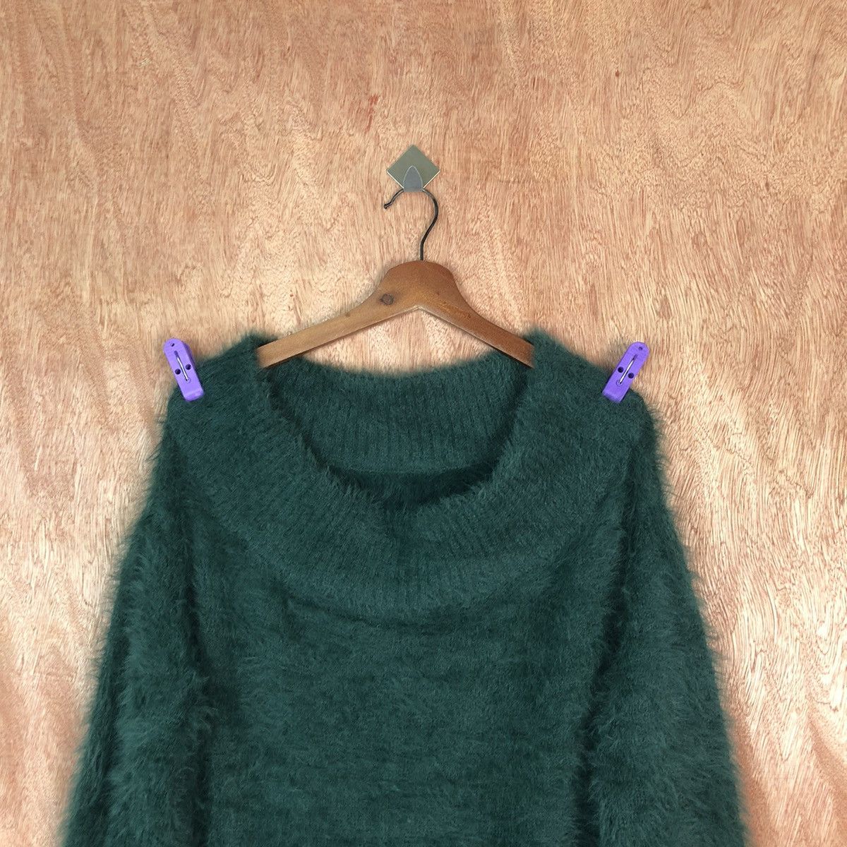 Japanese Brand Sense Of Palance Shag Shaggy Fur Mohair Knitwear #6664 Size US M / EU 48-50 / 2 - 2 Thumbnail