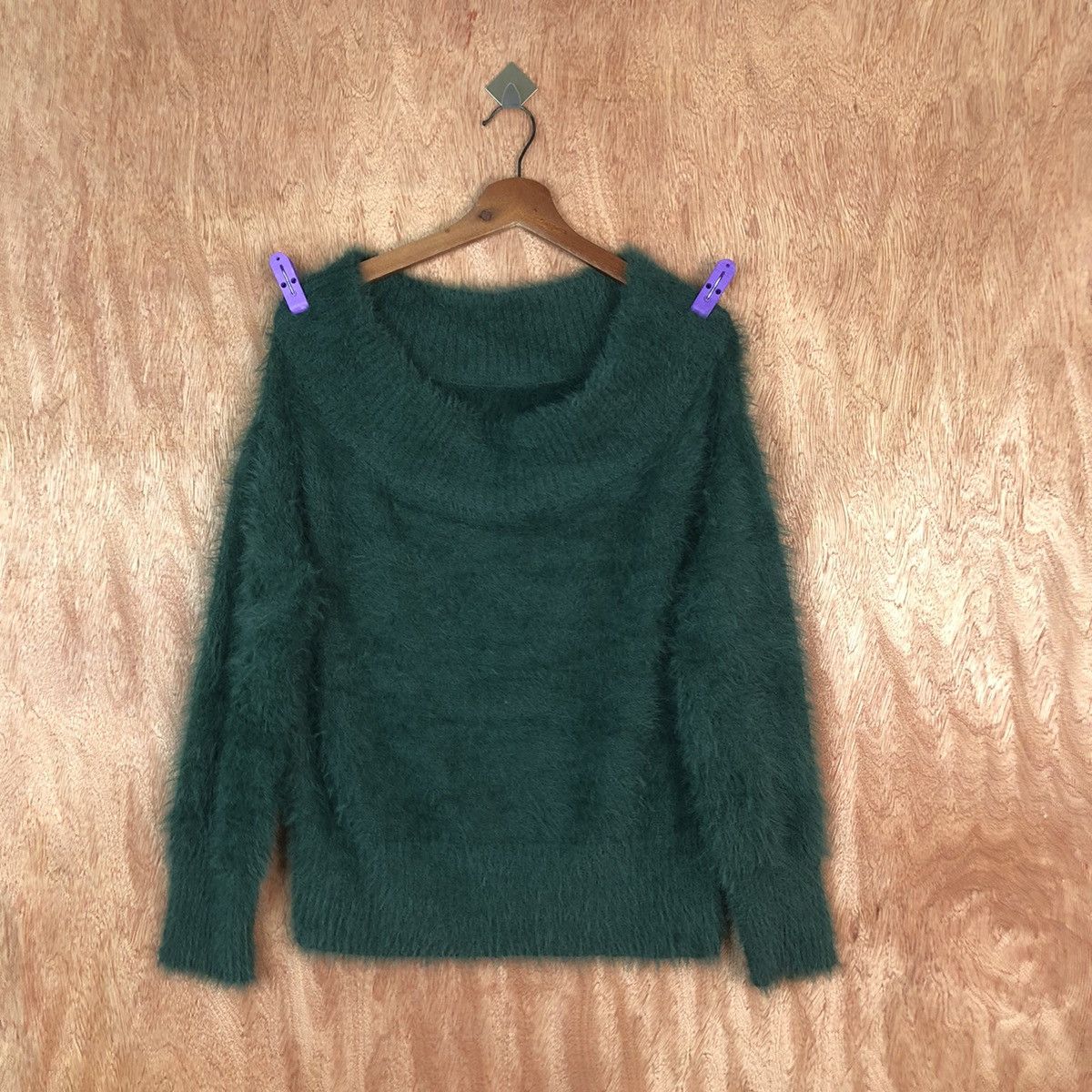 Japanese Brand Sense Of Palance Shag Shaggy Fur Mohair Knitwear #6664 Size US M / EU 48-50 / 2 - 1 Thumbnail