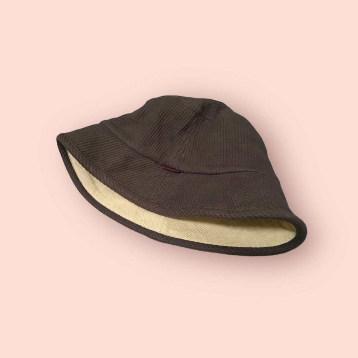 image of Individual Vintage Reversible Bucket Hat Japan in Brown/Beige, Men's
