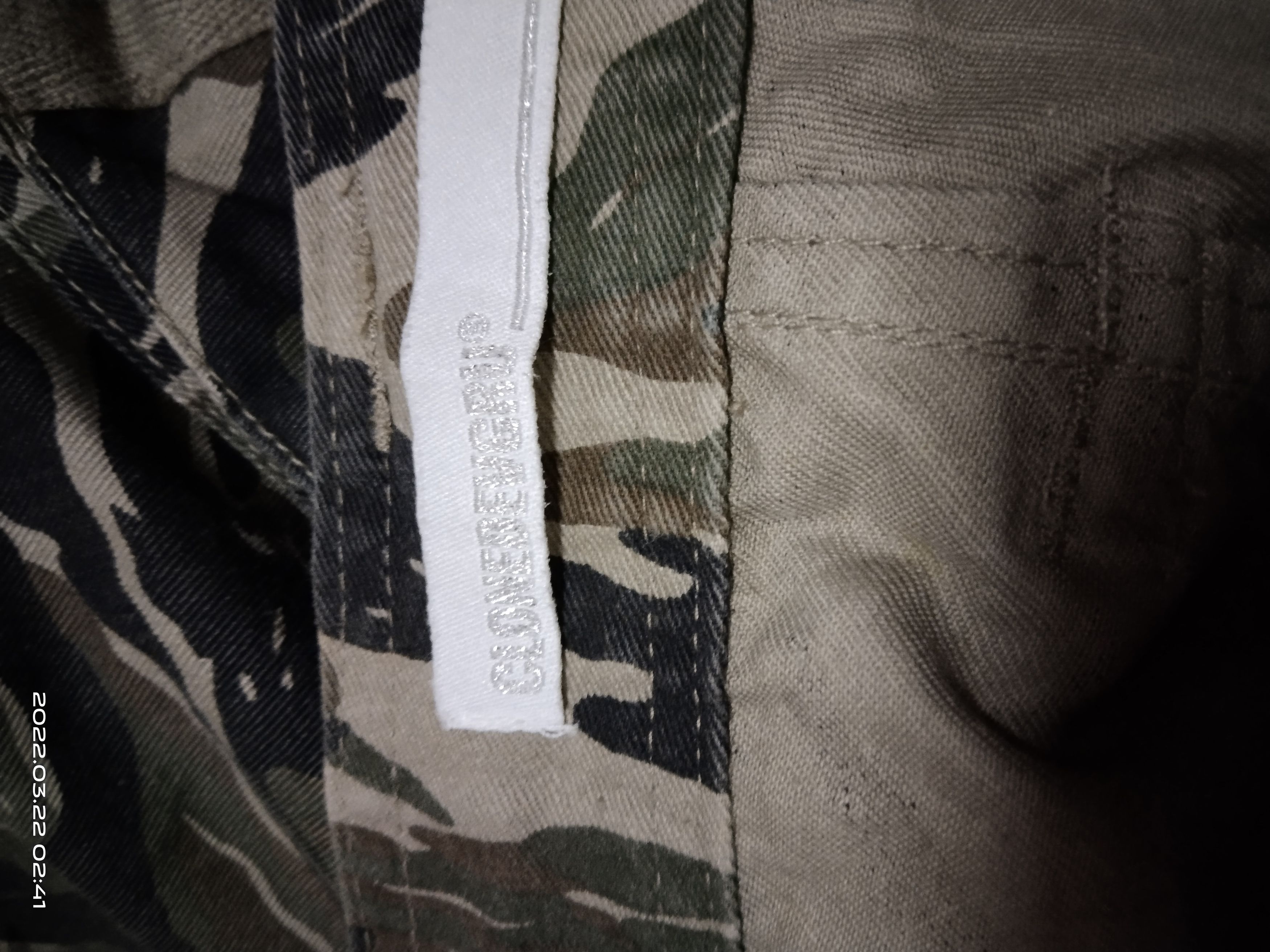 Japanese Brand FLARE🔥CLONEDEVGRU TIGER STRIPE TACTICAL MULTIPOCKET PANTS Size US 29 - 7 Thumbnail